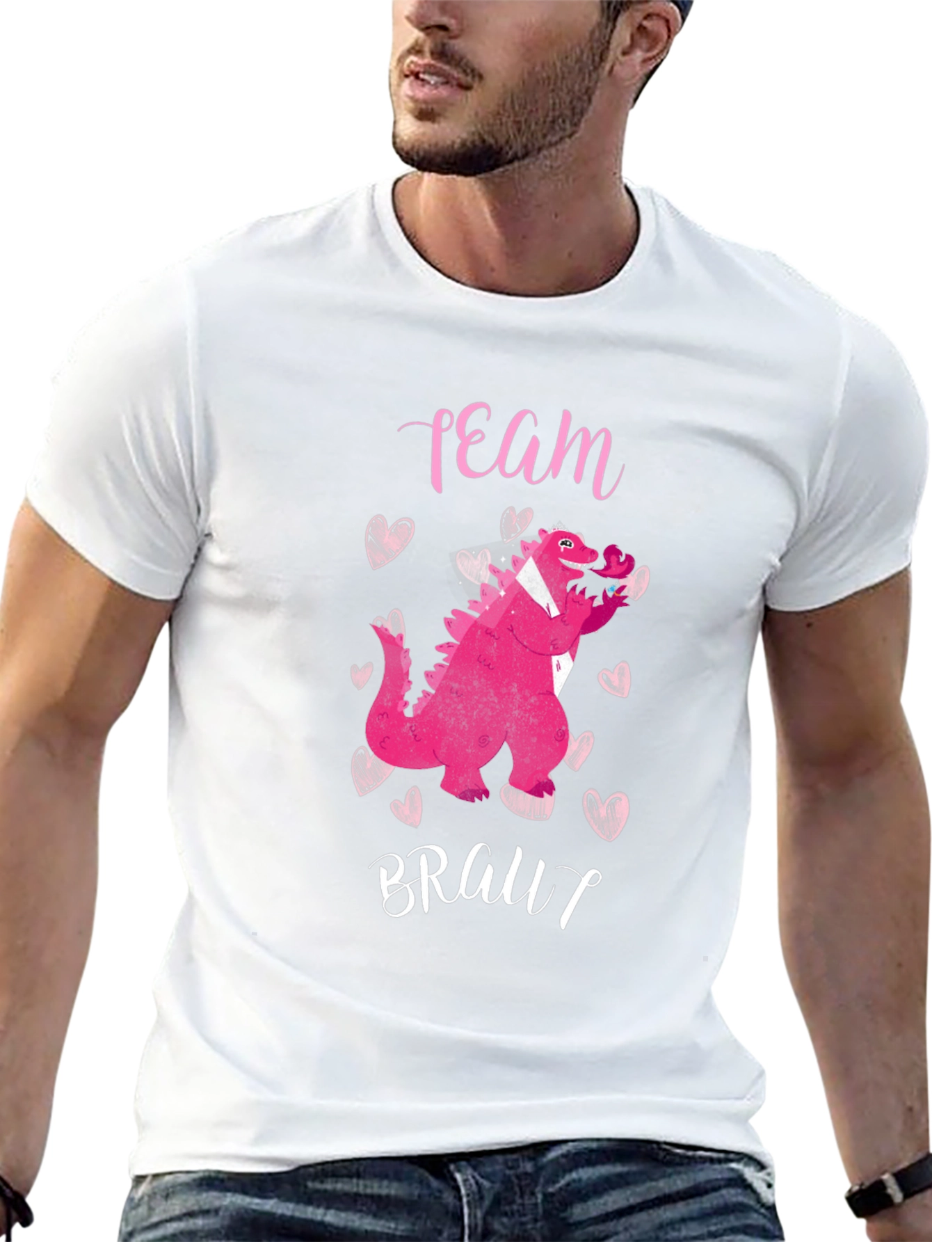 Team Brault Dinosaur Graphic T-Shirt
