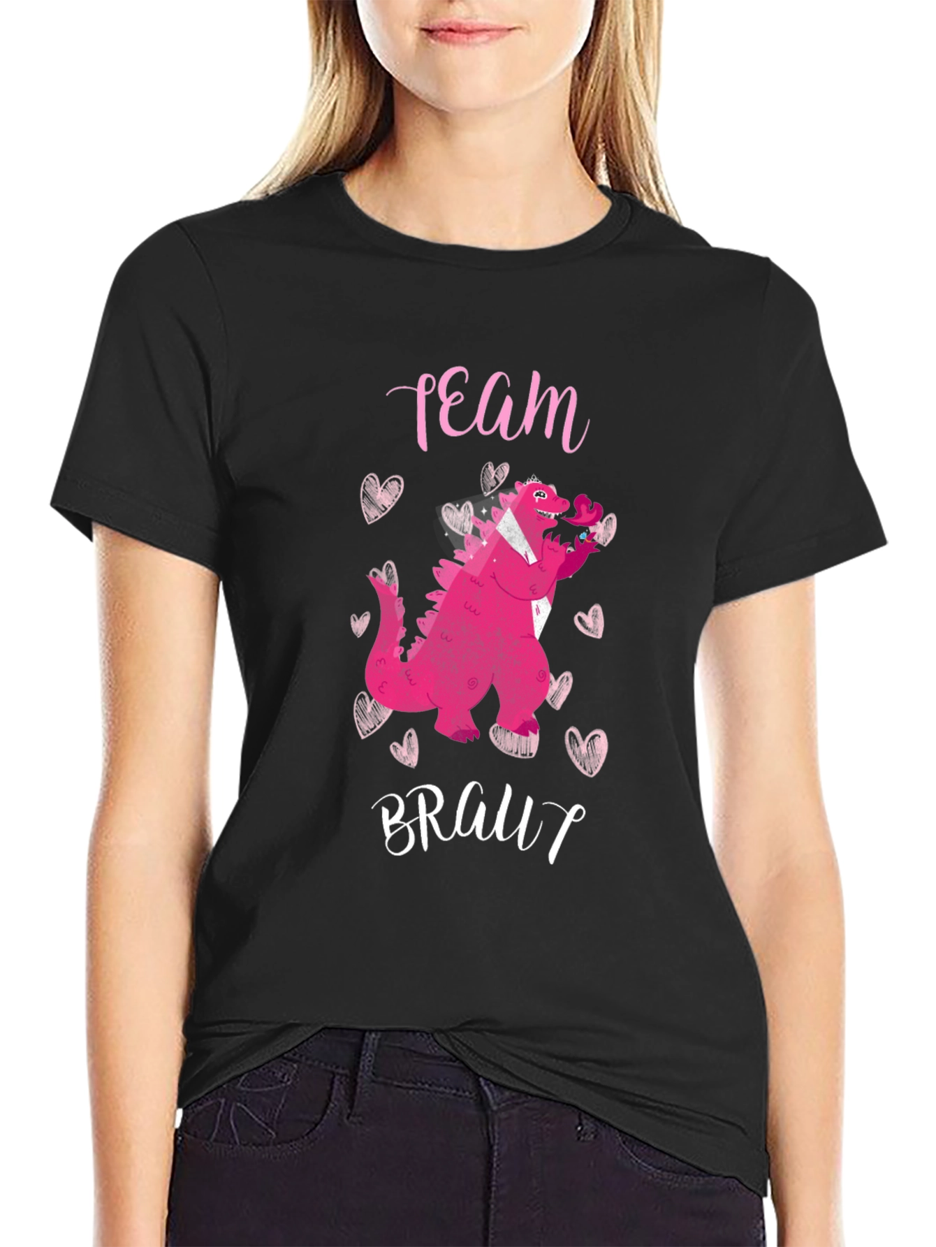 Team Brault Dinosaur Graphic T-Shirt