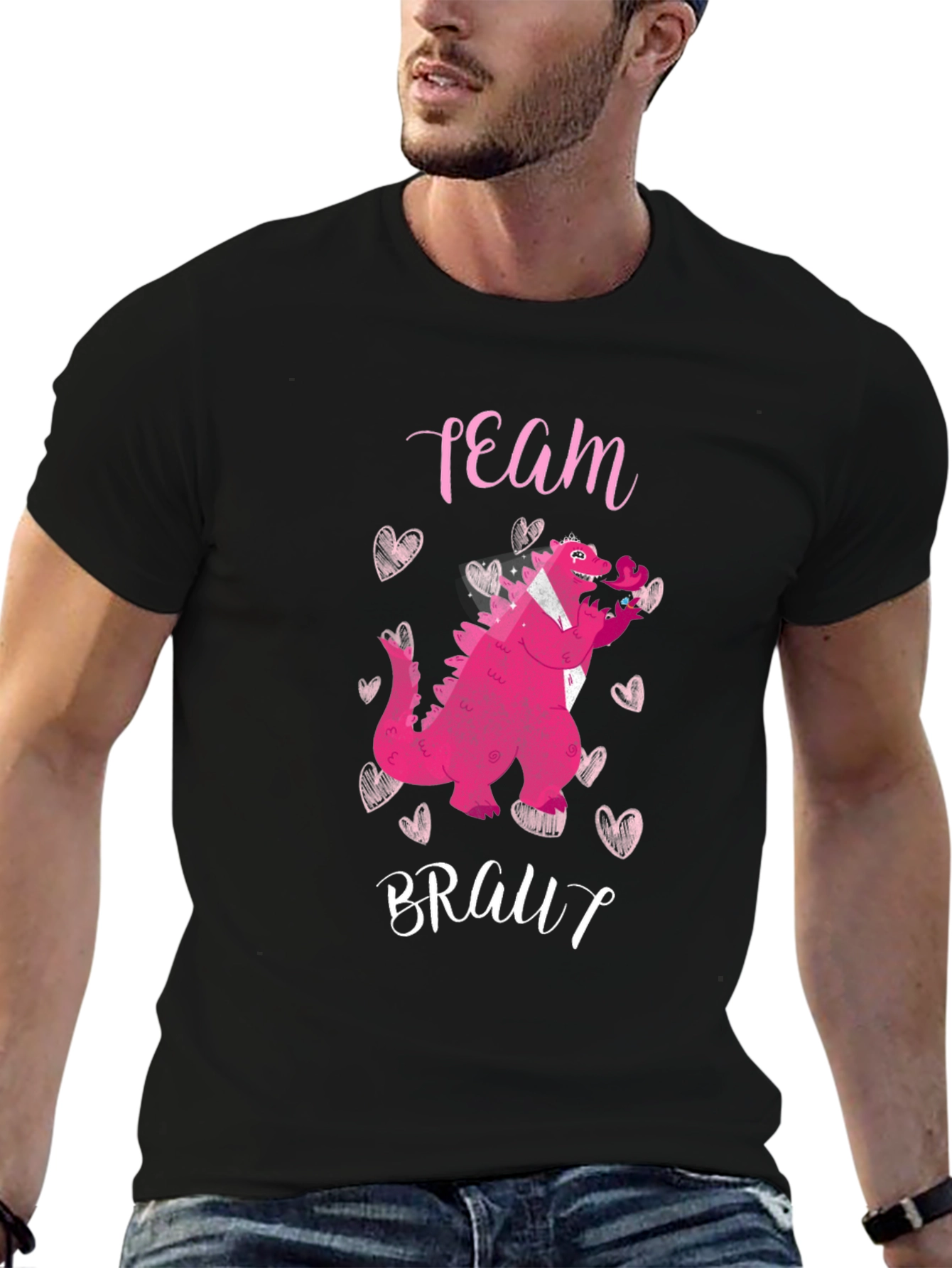 Team Brault Dinosaur Graphic T-Shirt
