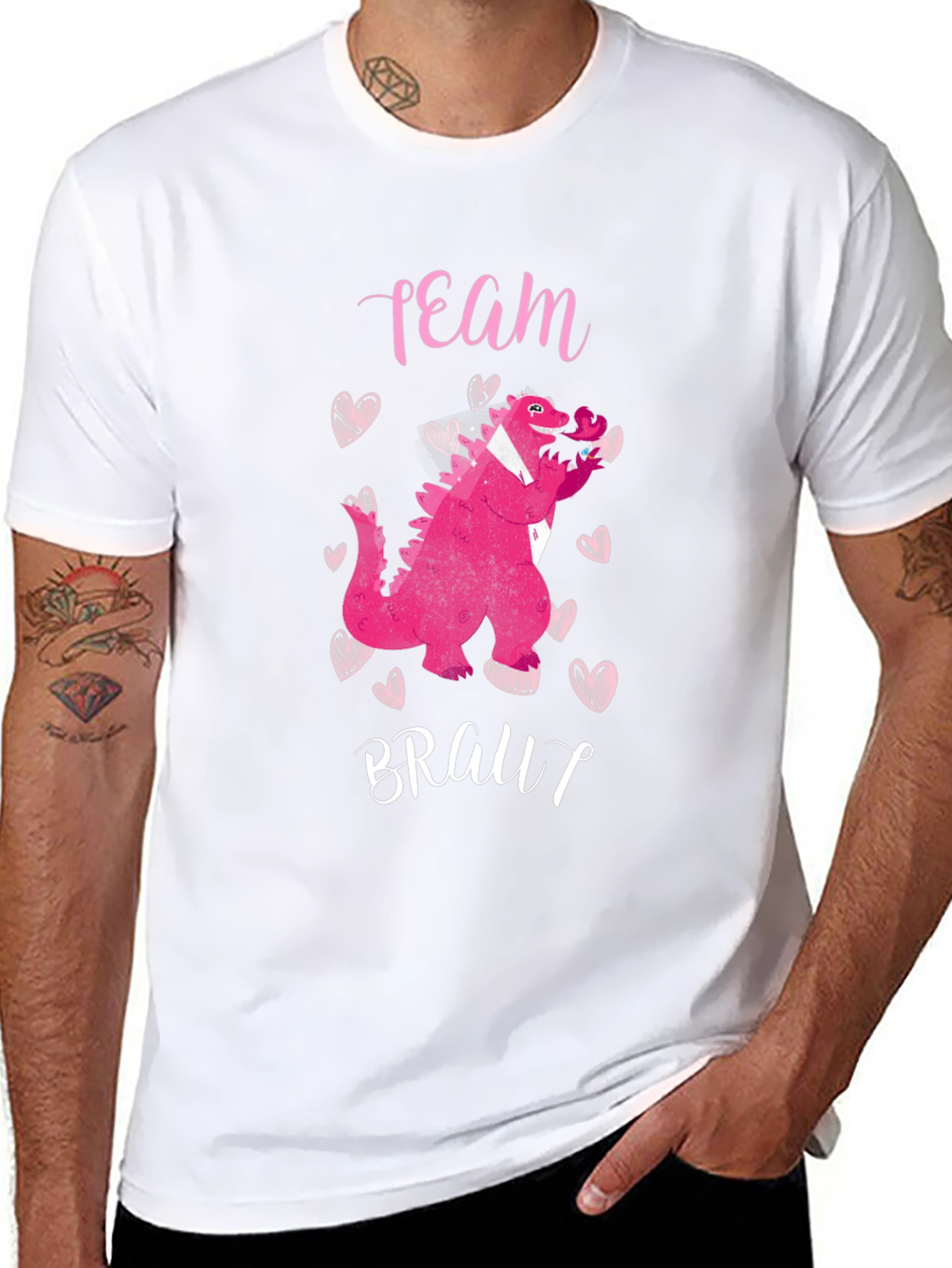 Team Brault Dinosaur Graphic T-Shirt