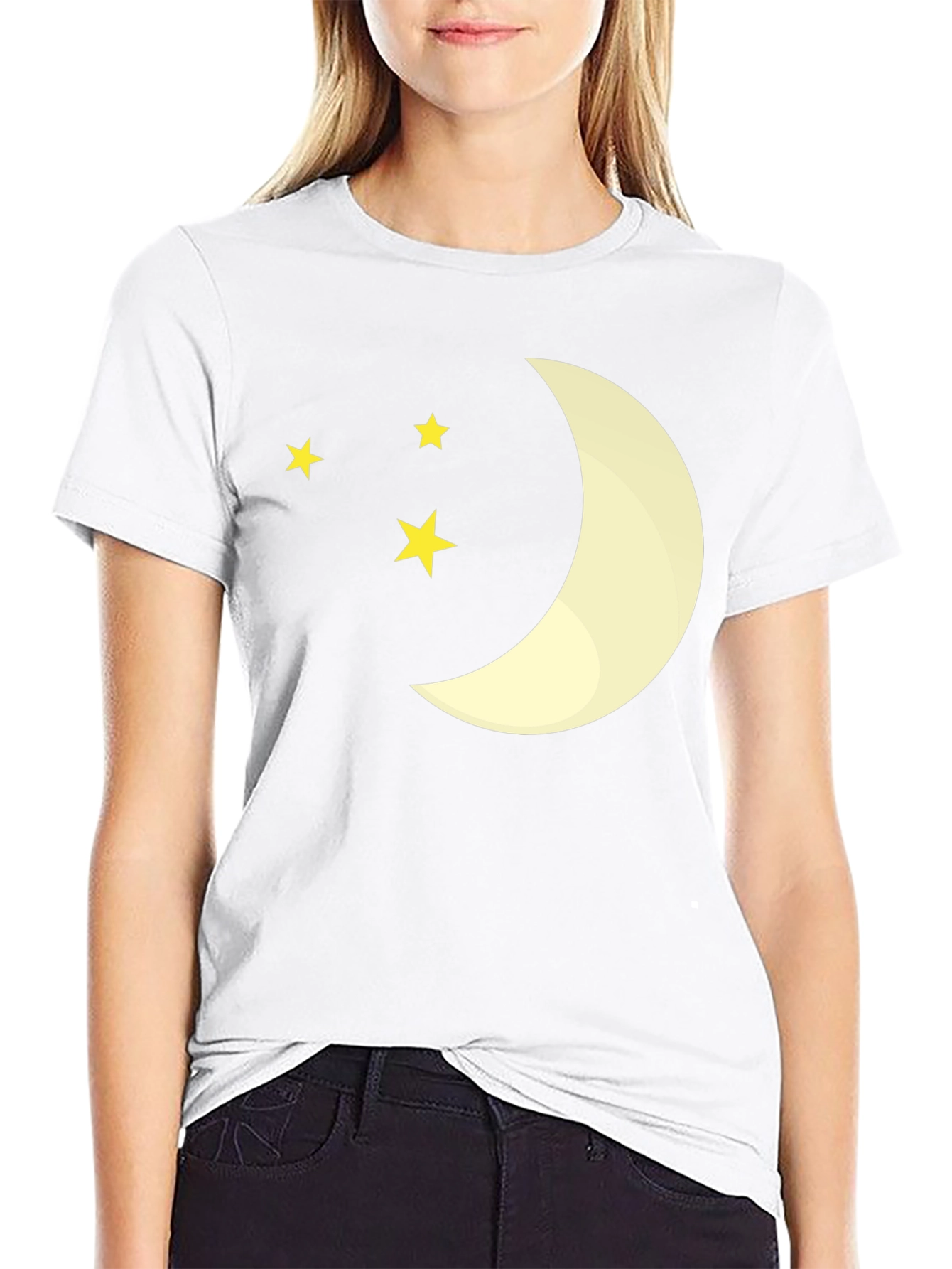 Night Sky Tee - Moon & Stars Graphic T-Shirt
