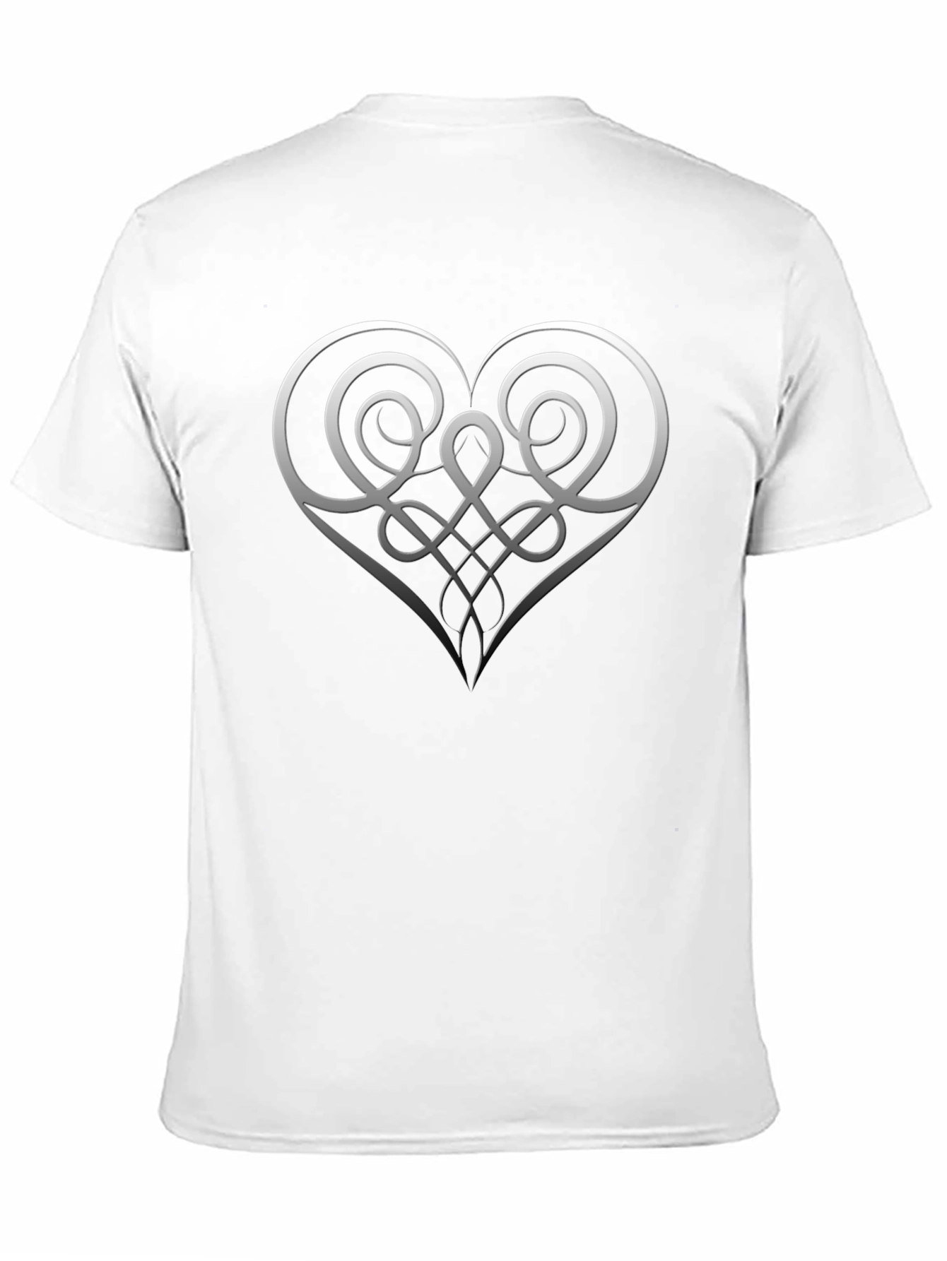 Elegant Celtic Heart T-Shirt - Stylish Graphic Tee