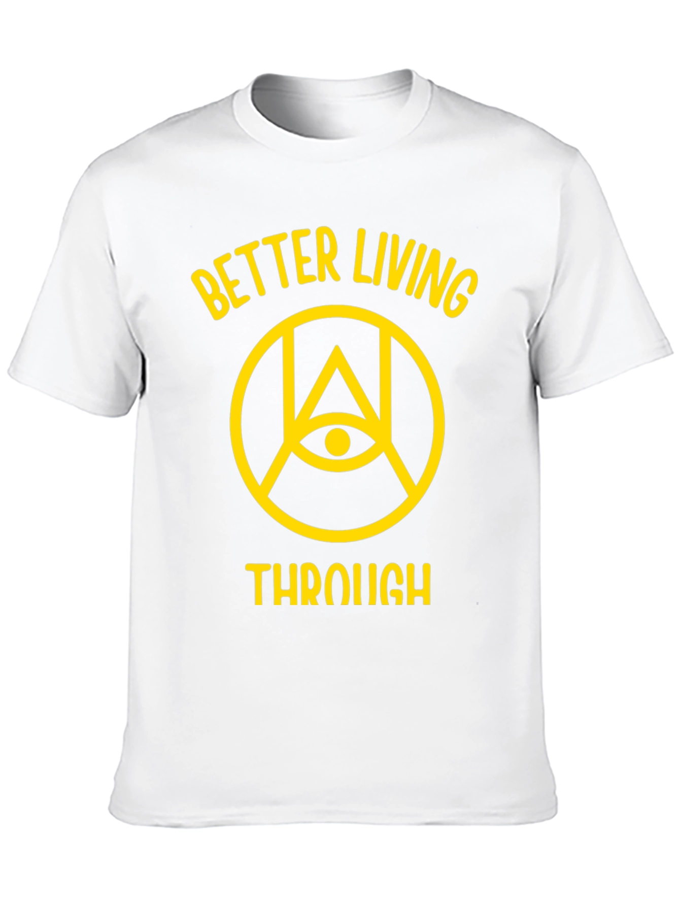 Better Living Graphic Tee - Black Cotton T-Shirt