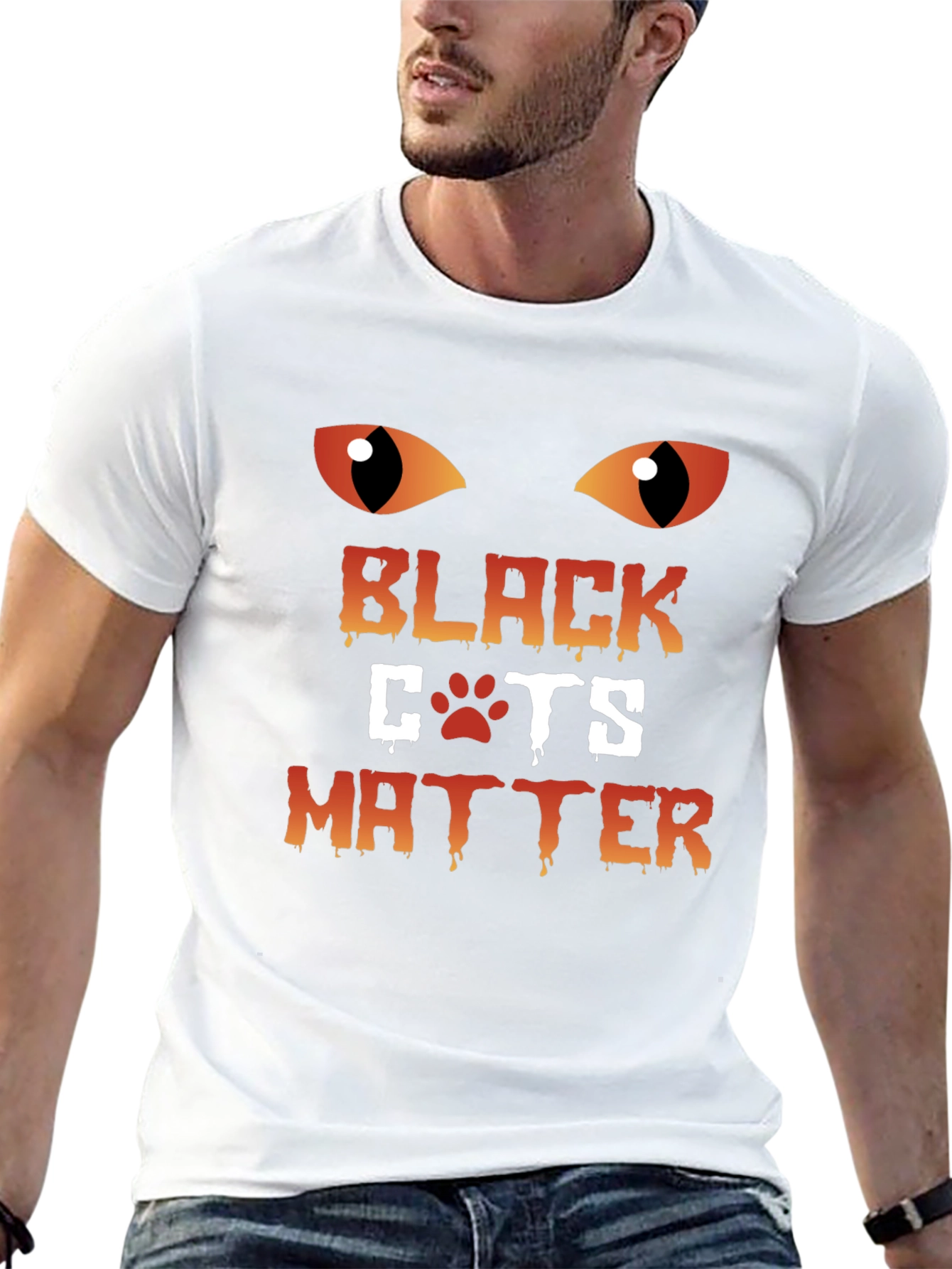 Black Cats Matter Graphic T-Shirt