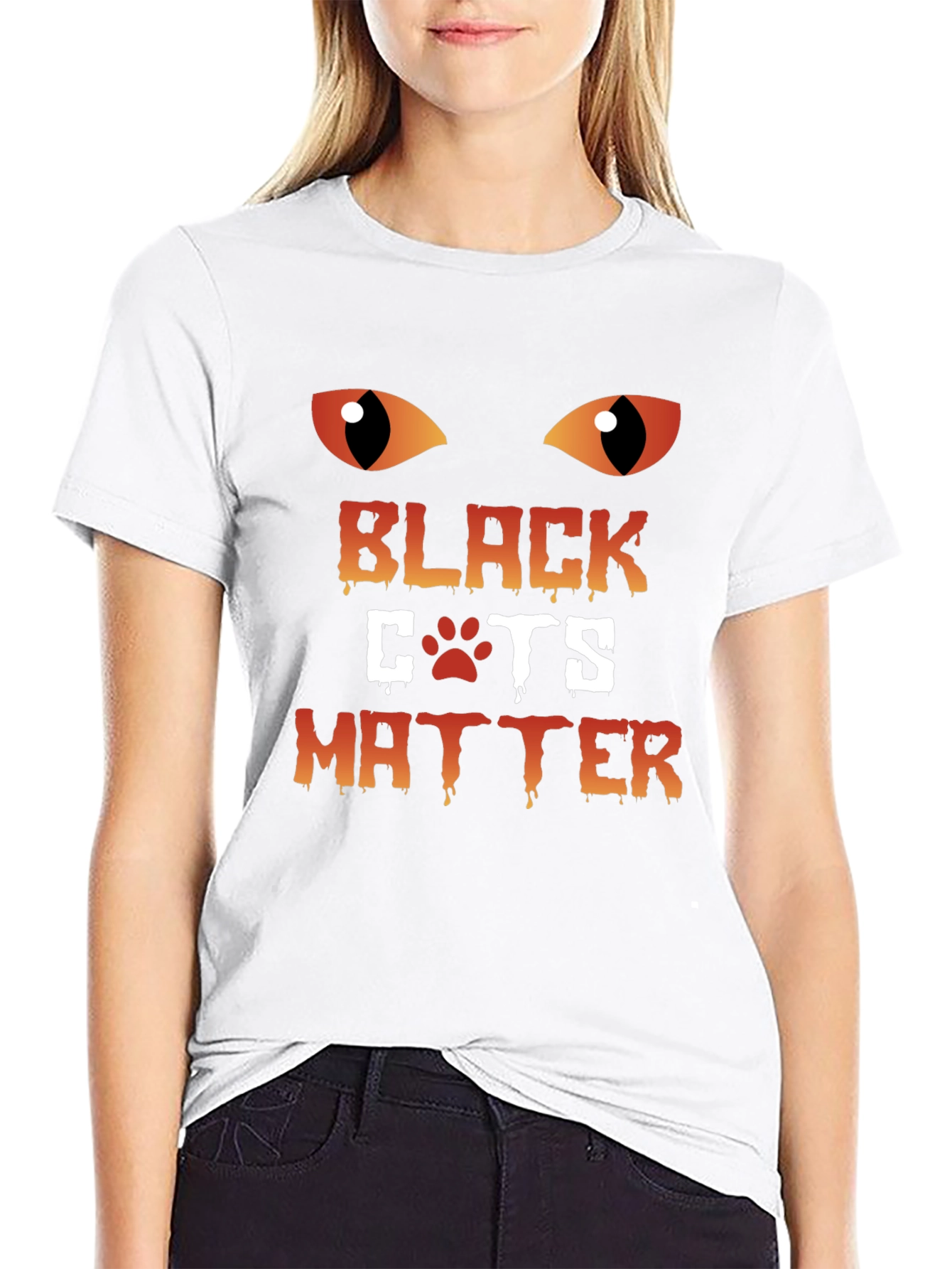 Black Cats Matter Graphic T-Shirt