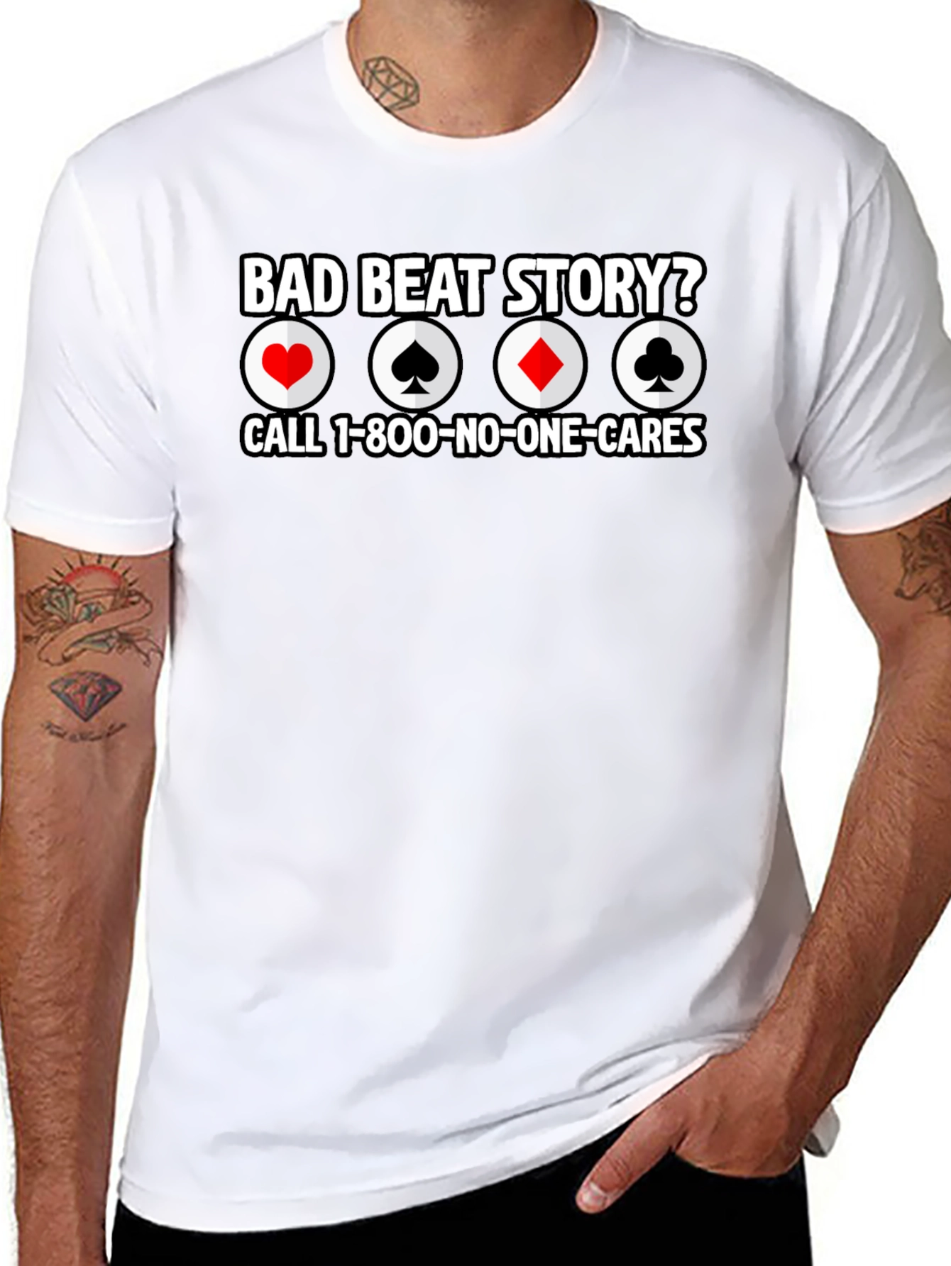 Bad Beat Story T-Shirt - Poker Funny Tee