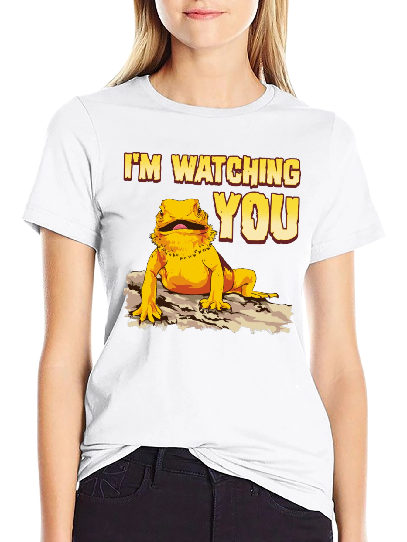 Im Watching You Bearded Dragon T-Shirt