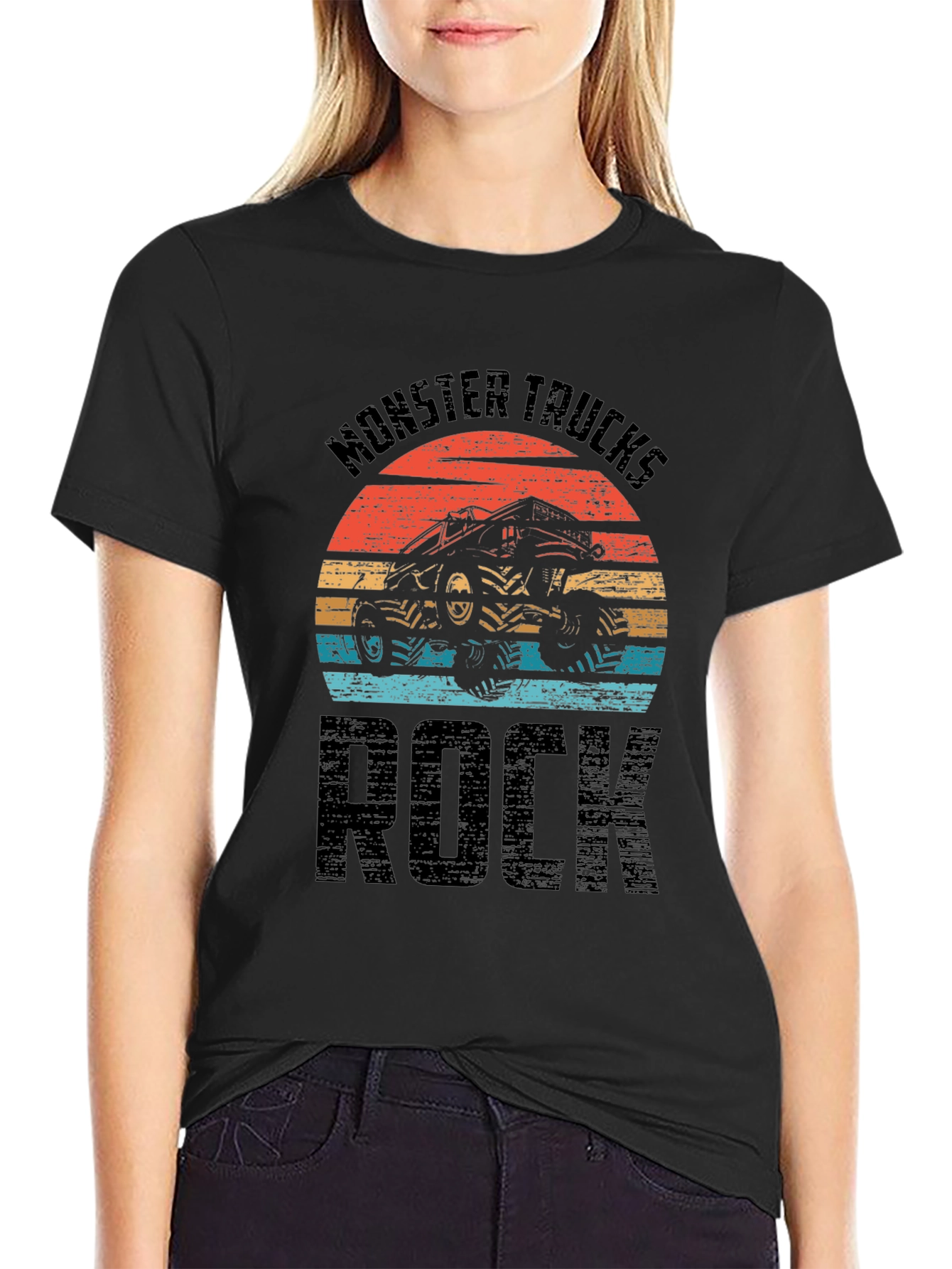 Monster Trucks Rock Graphic T-Shirt