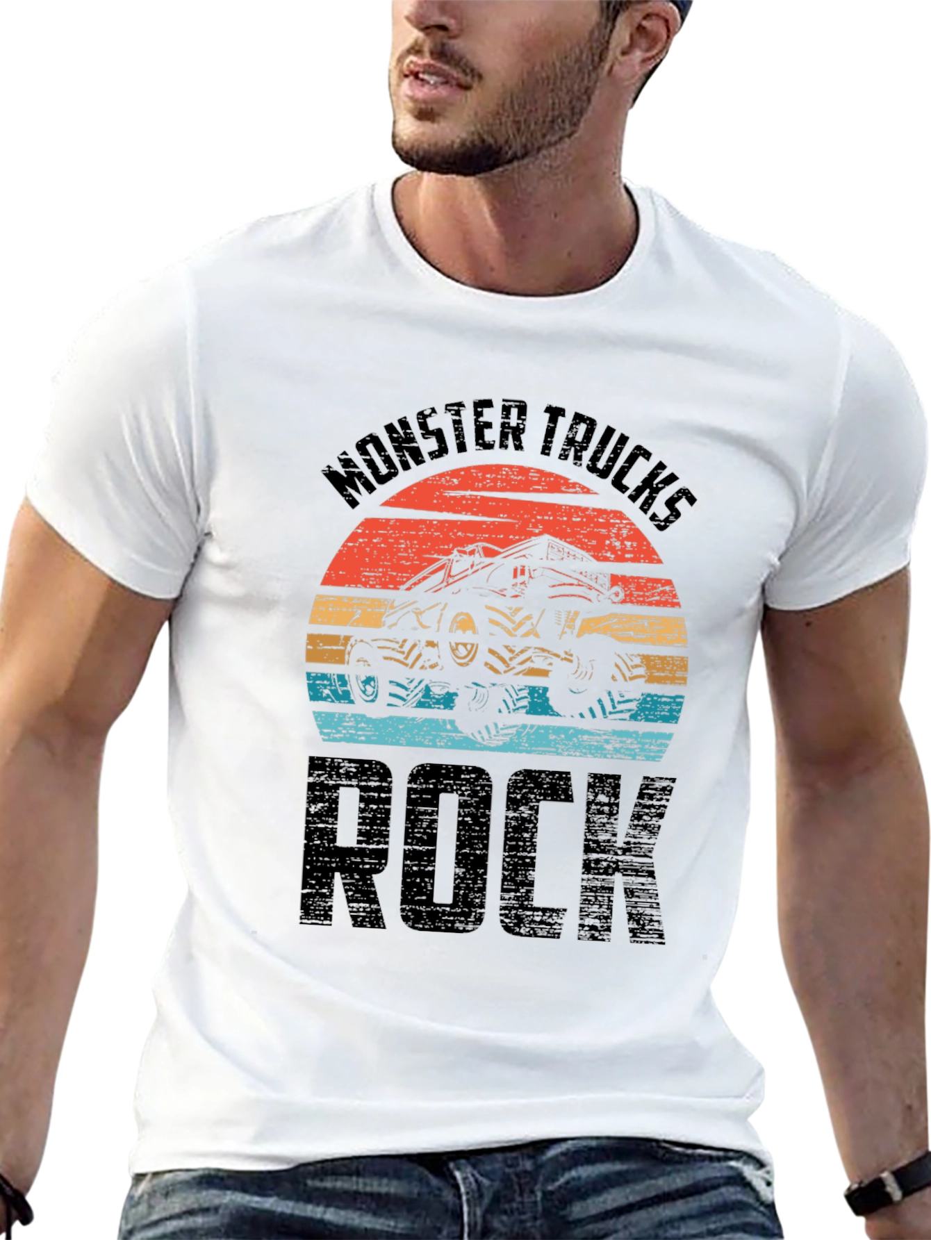 Monster Trucks Rock Graphic T-Shirt