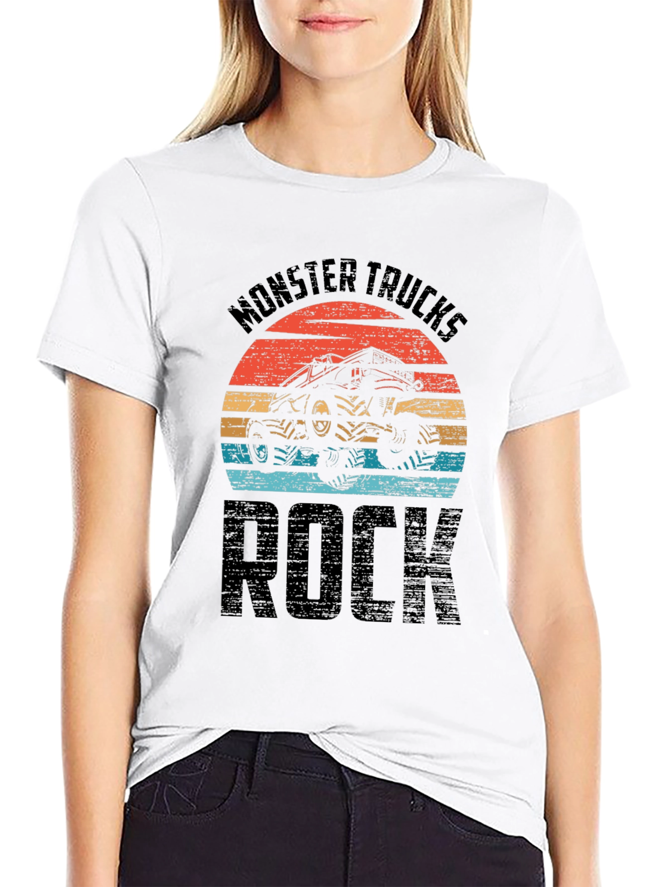 Monster Trucks Rock Graphic T-Shirt