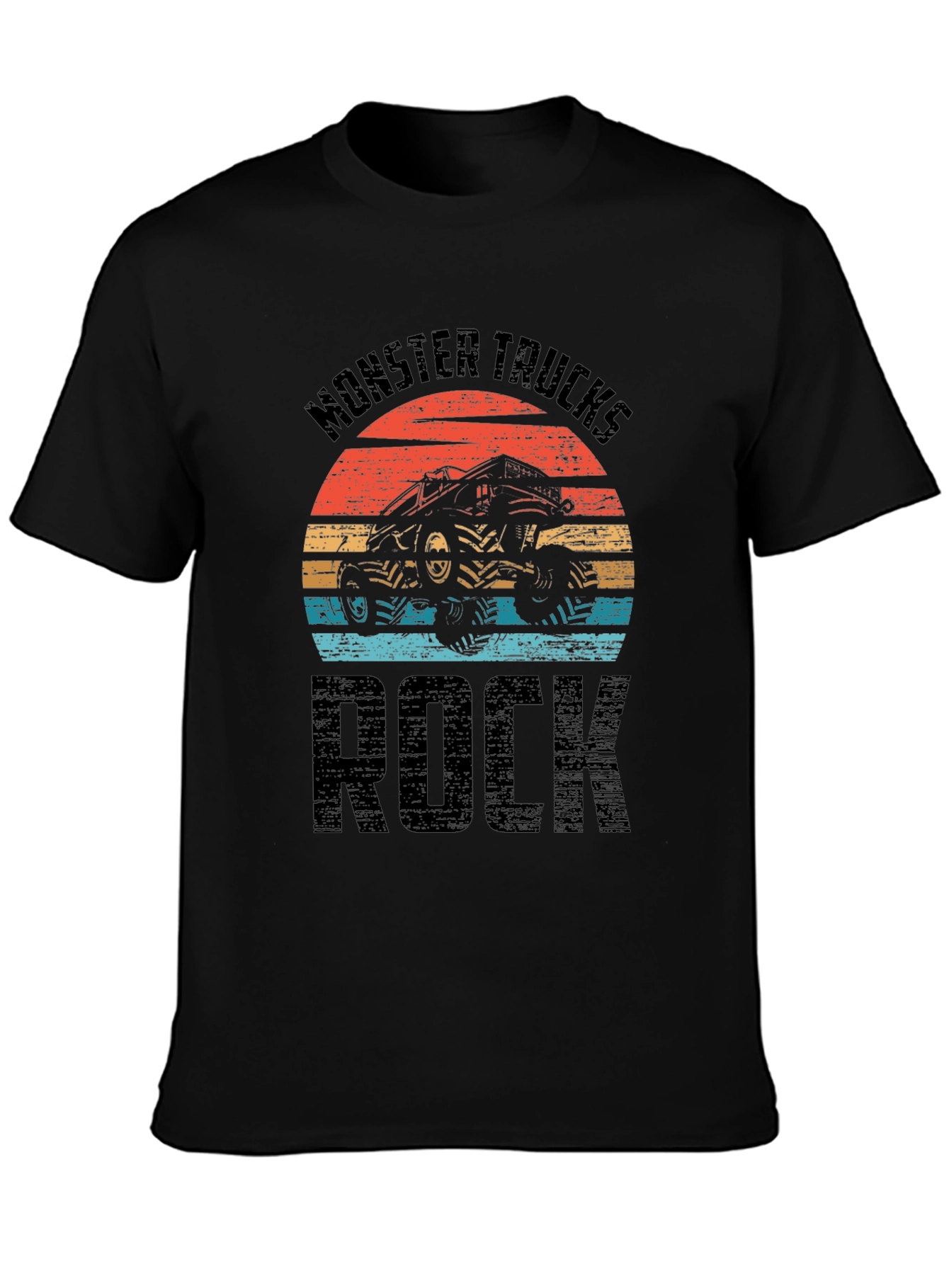 Monster Trucks Rock Graphic T-Shirt