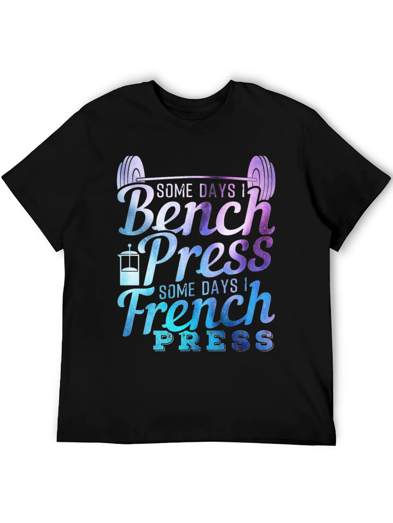 Bench Press & French Press Graphic T-Shirt