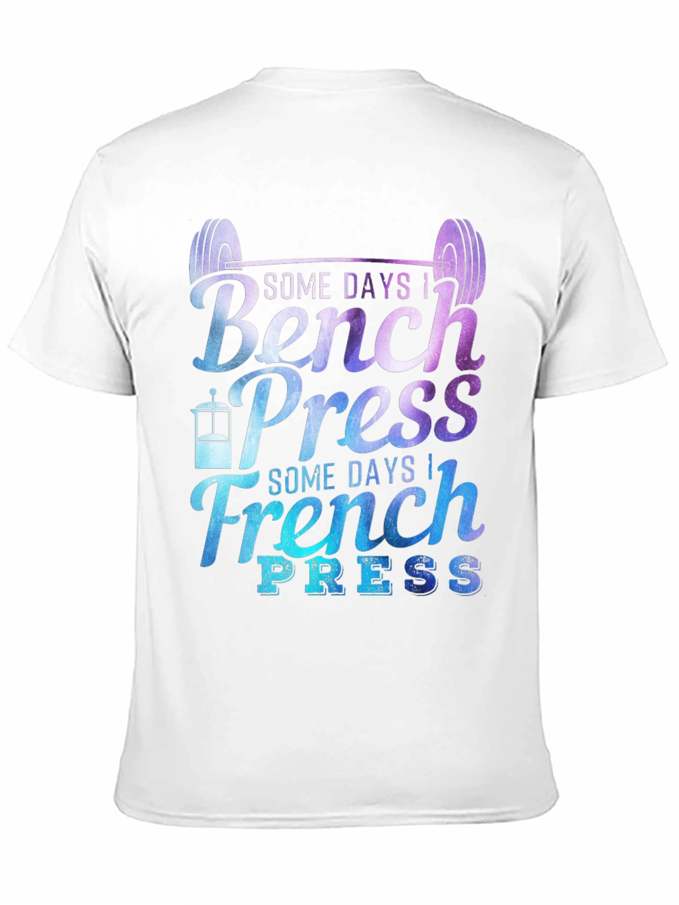 Bench Press & French Press Graphic T-Shirt