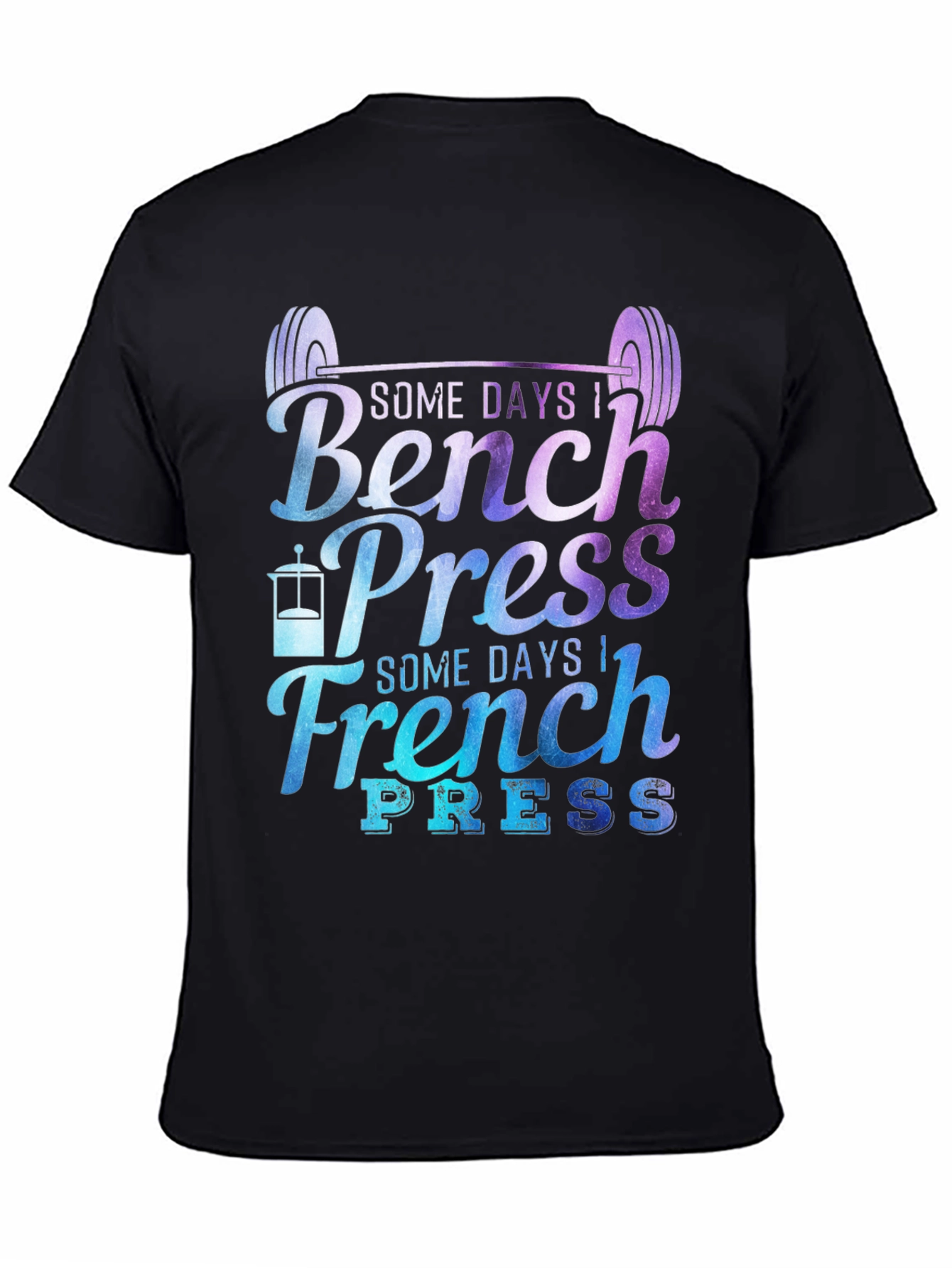 Bench Press & French Press Graphic T-Shirt