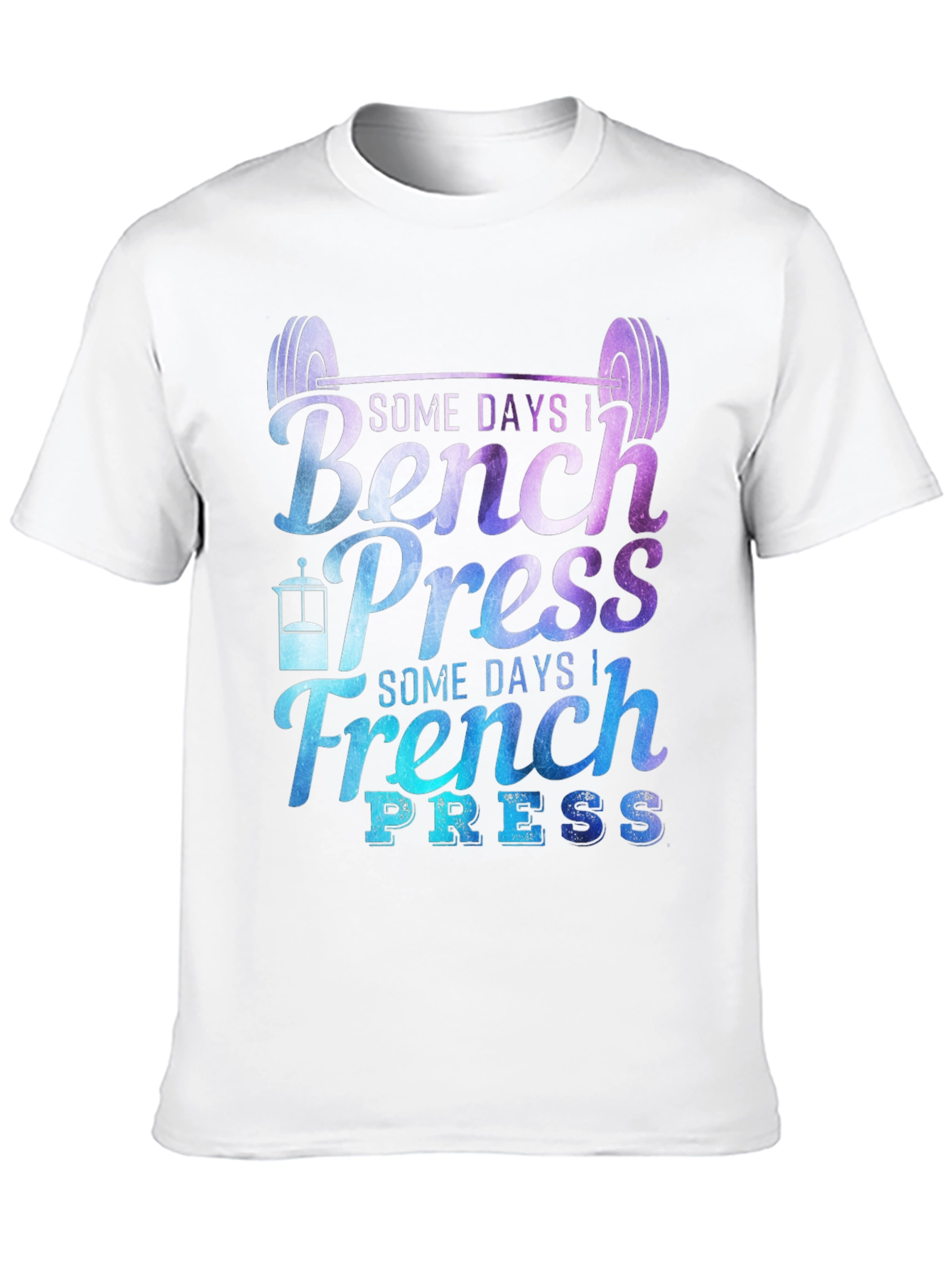 Bench Press & French Press Graphic T-Shirt