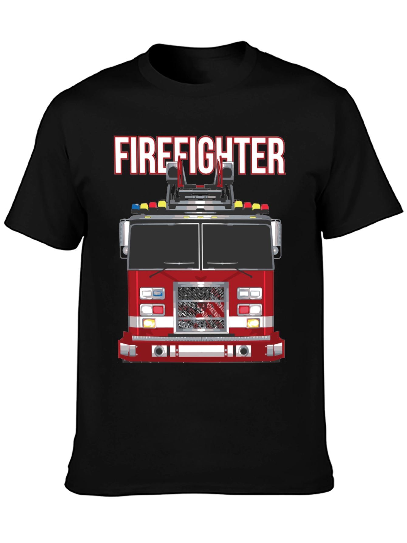 Firefighter Truck Graphic Tee