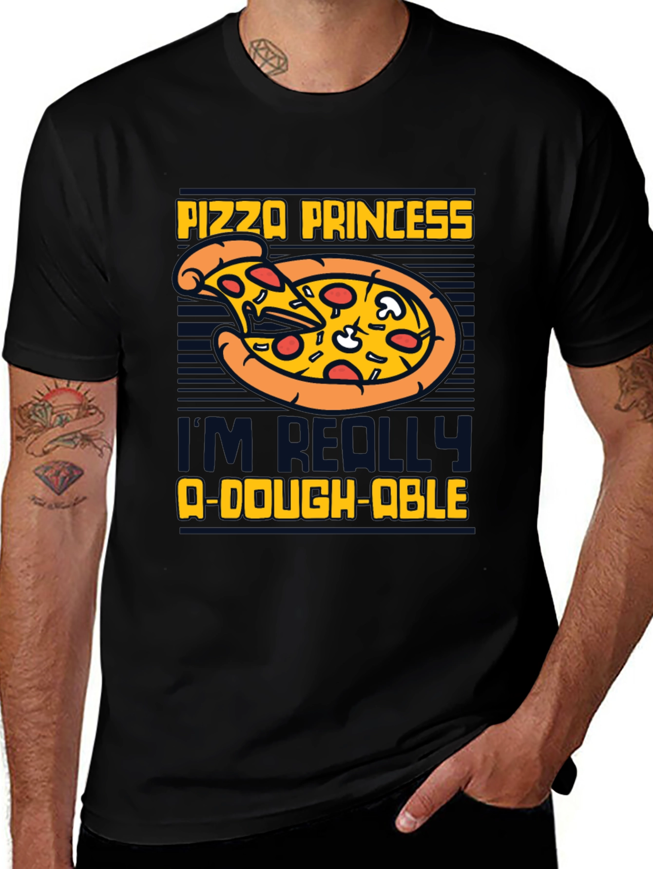 Pizza Princess T-Shirt - Im Really Dough-able