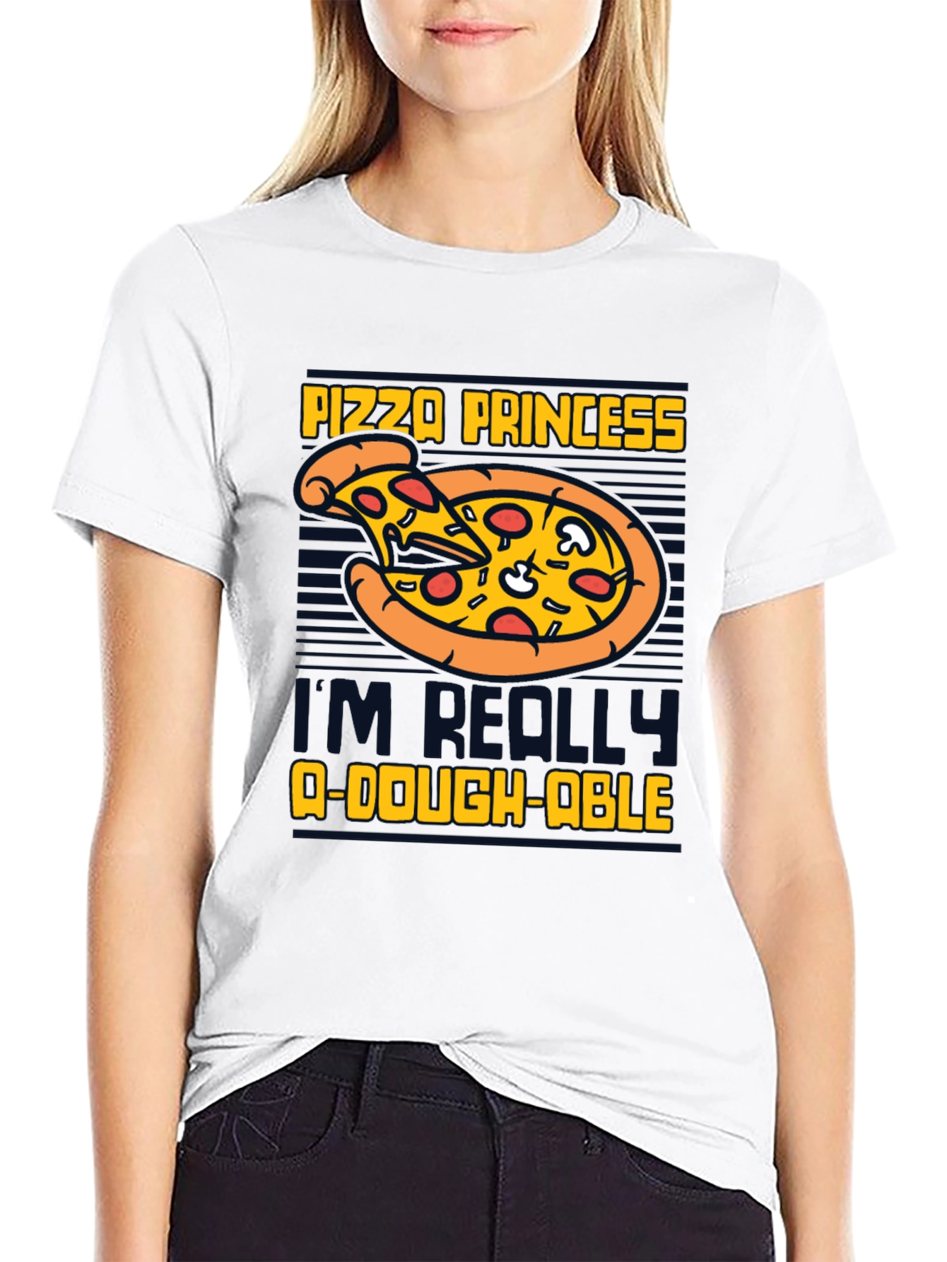 Pizza Princess T-Shirt - Im Really Dough-able