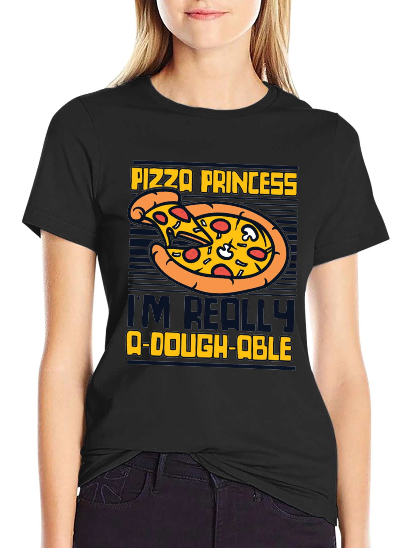 Pizza Princess T-Shirt - Im Really Dough-able