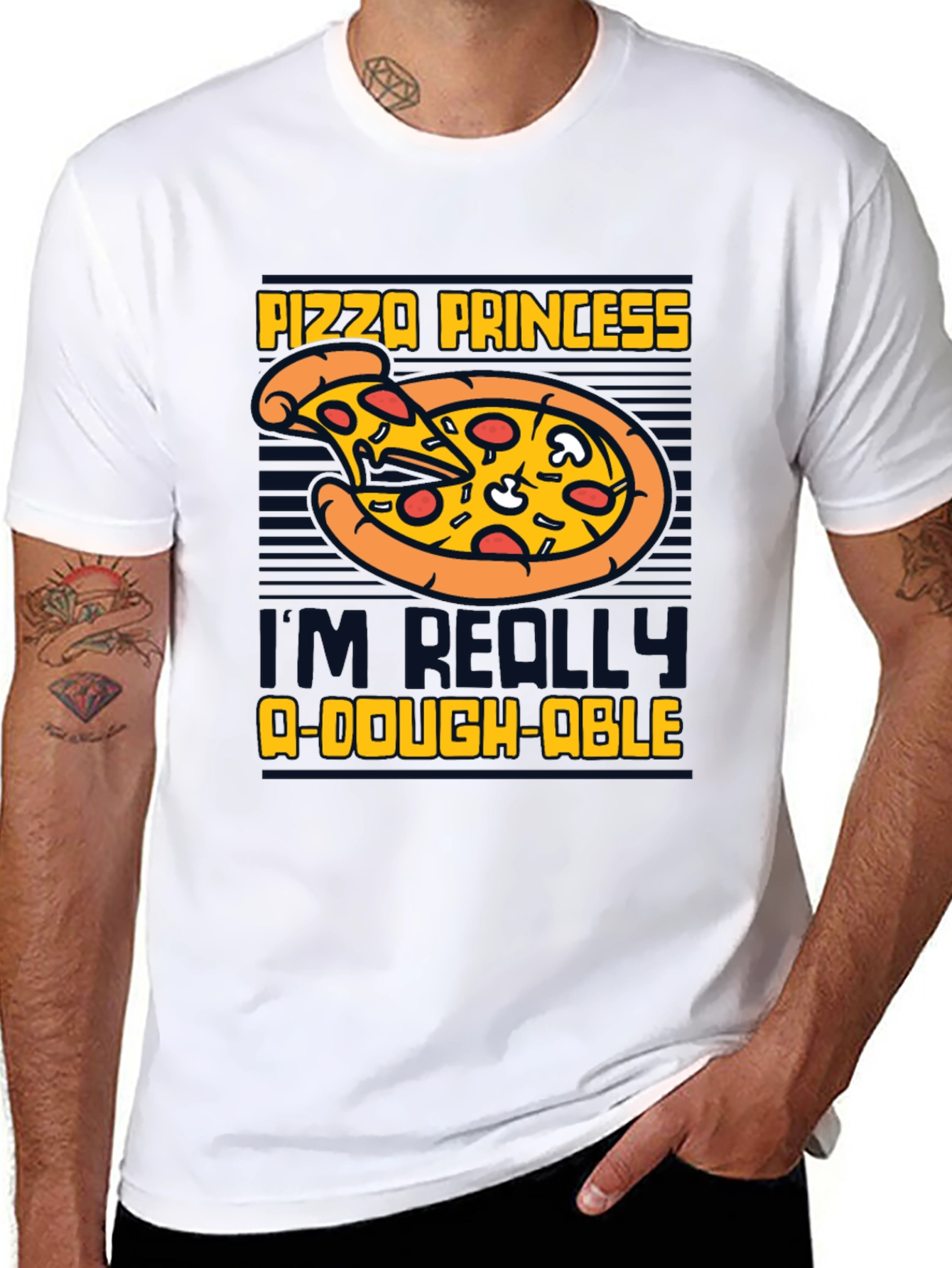 Pizza Princess T-Shirt - Im Really Dough-able