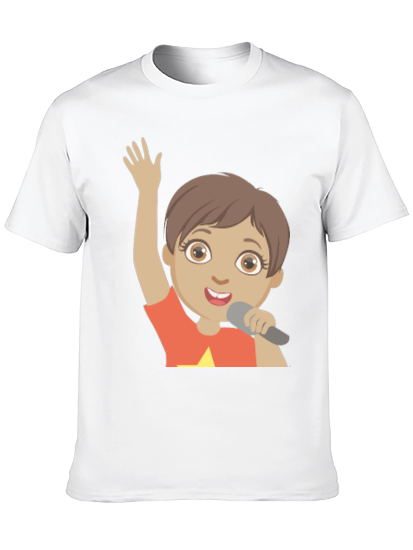 Cartoon Character Graphic Print Black T-Shirt