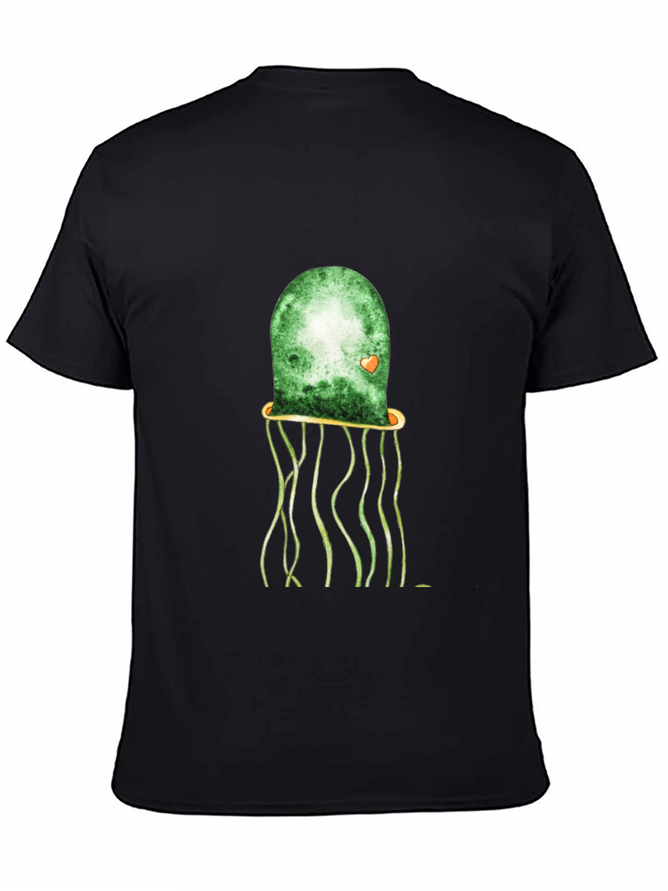 Green Jellyfish Graphic Tee - Unique Casual Style