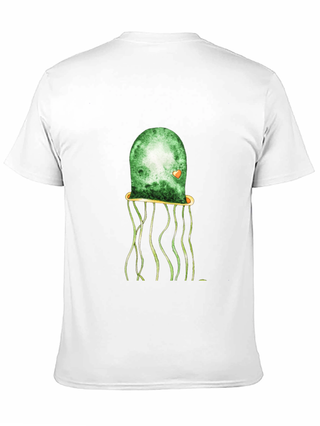 Green Jellyfish Graphic Tee - Unique Casual Style