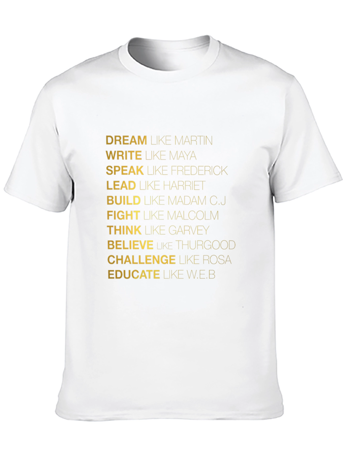 Inspirational Dream Write Speak Tee