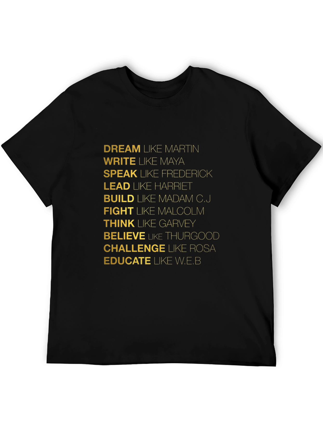 Inspirational Dream Write Speak Tee