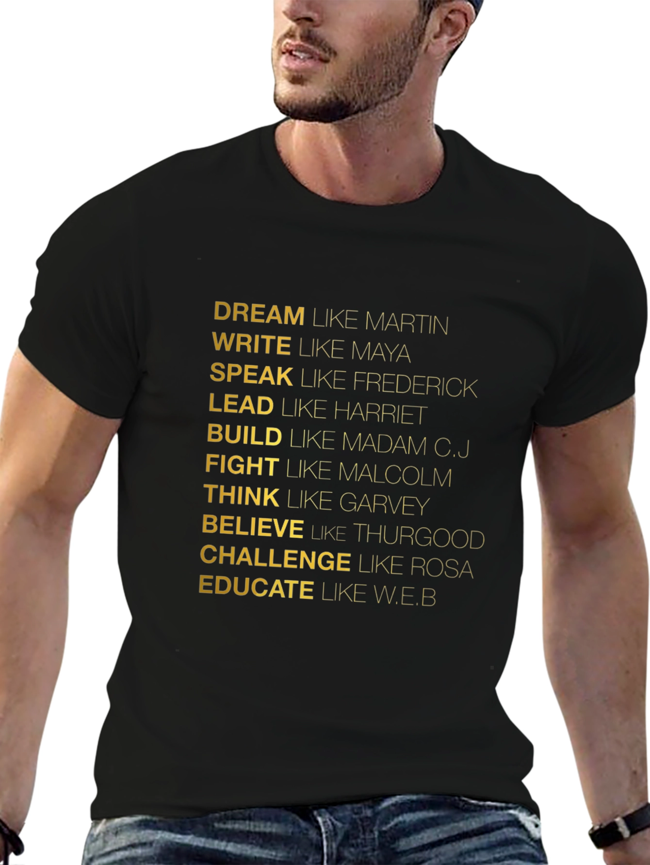 Inspirational Dream Write Speak Tee