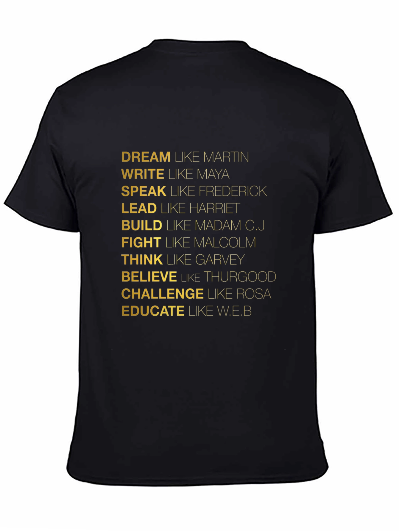 Inspirational Dream Write Speak Tee
