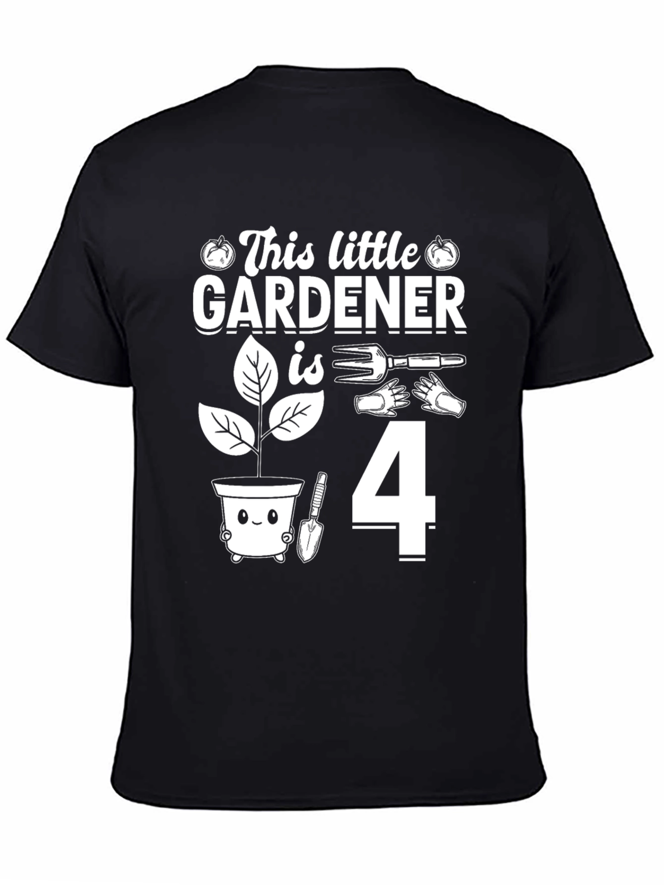 Gardener 4th Birthday T-Shirt