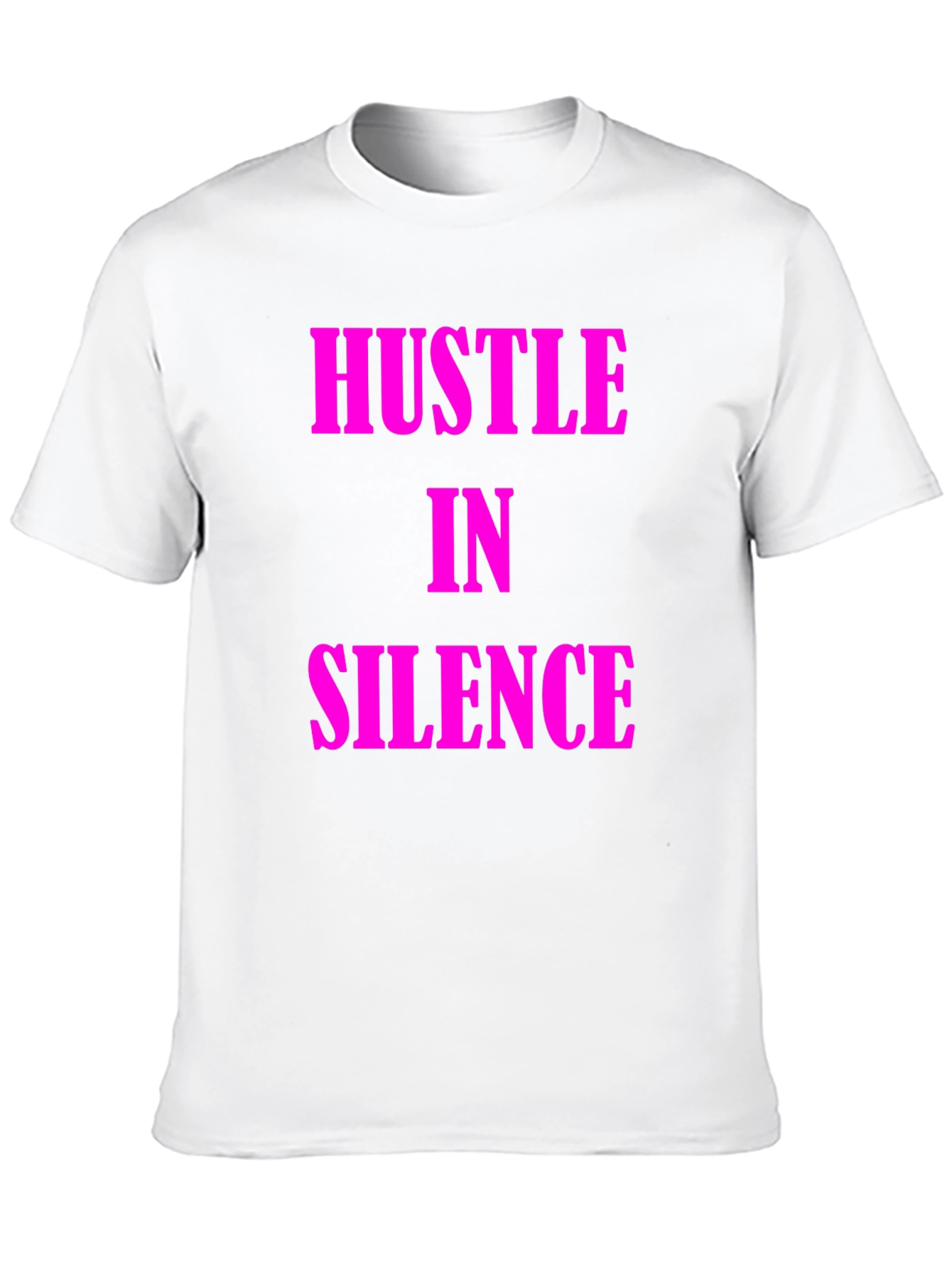 Hustle in Silence Black T-Shirt