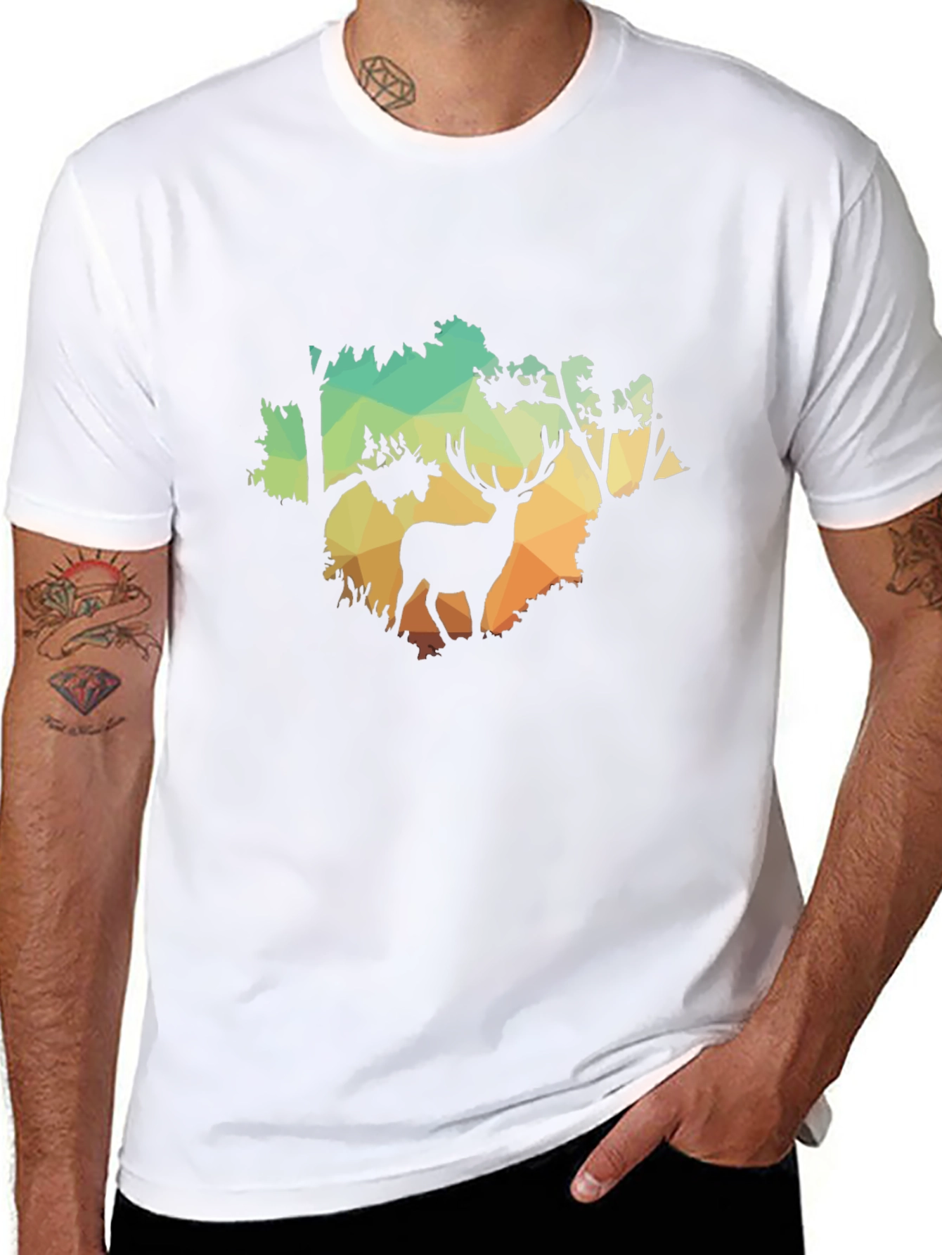 Deer Silhouette Graphic Tee