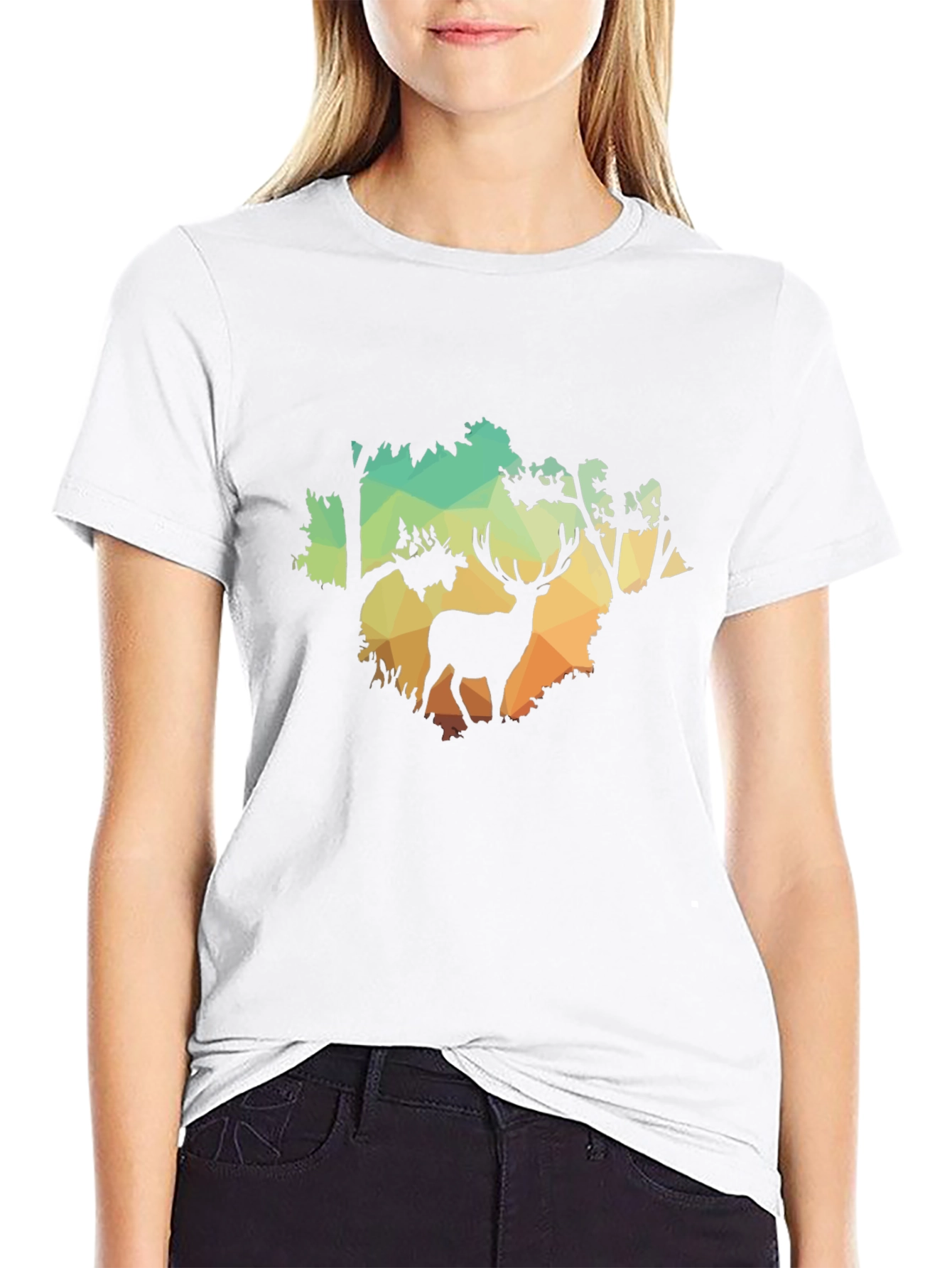 Deer Silhouette Graphic Tee