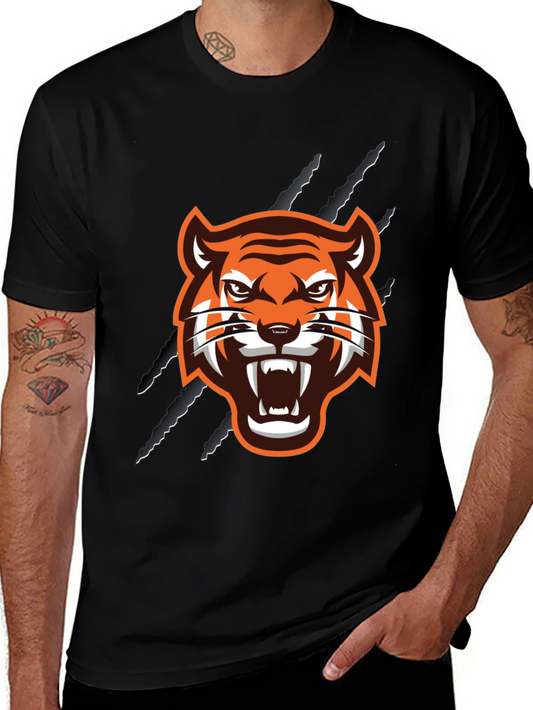 Black Tiger Graphic Tee - Fierce Style!