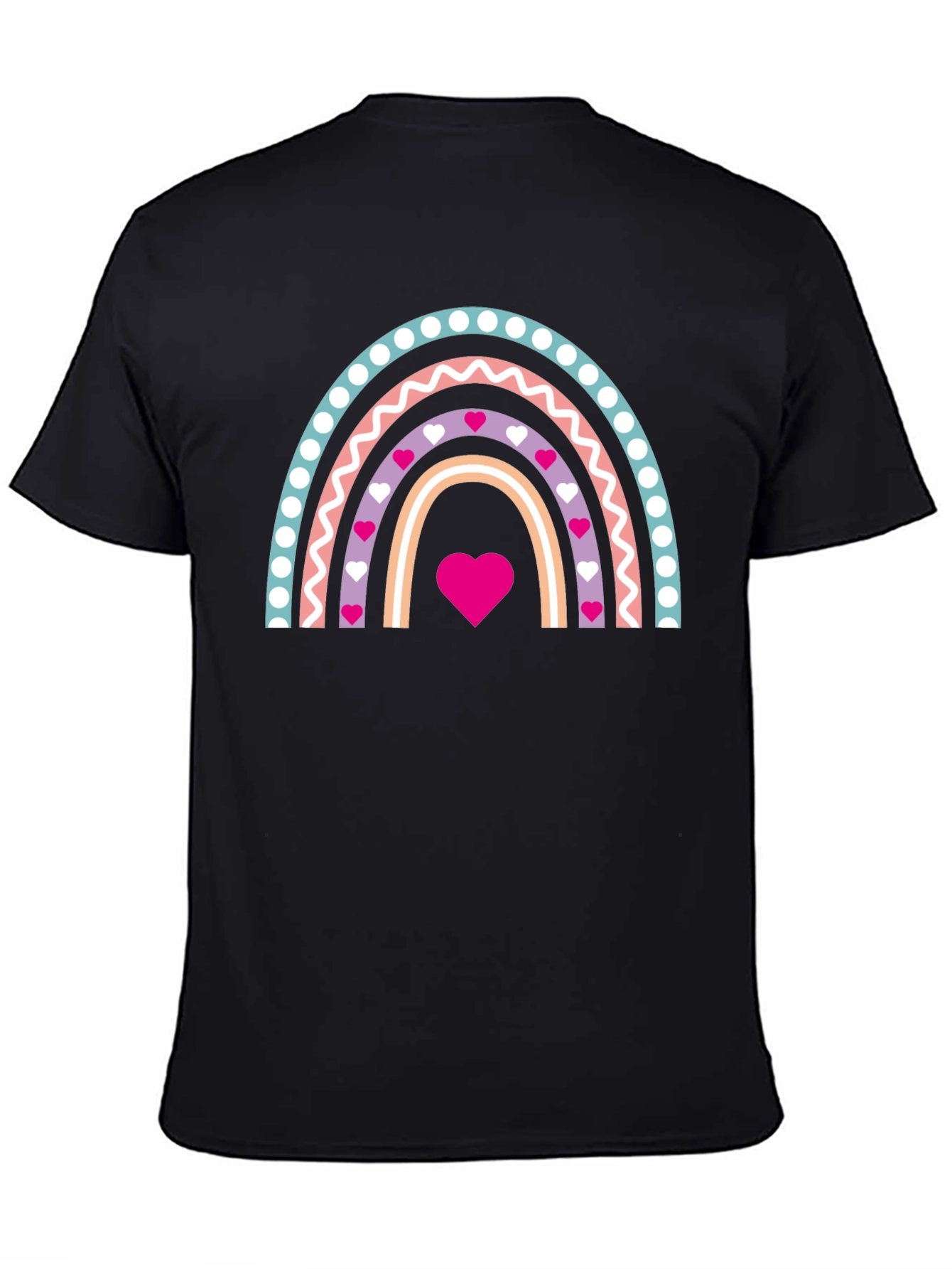 Heart Rainbow Graphic Tee - Love & Pride