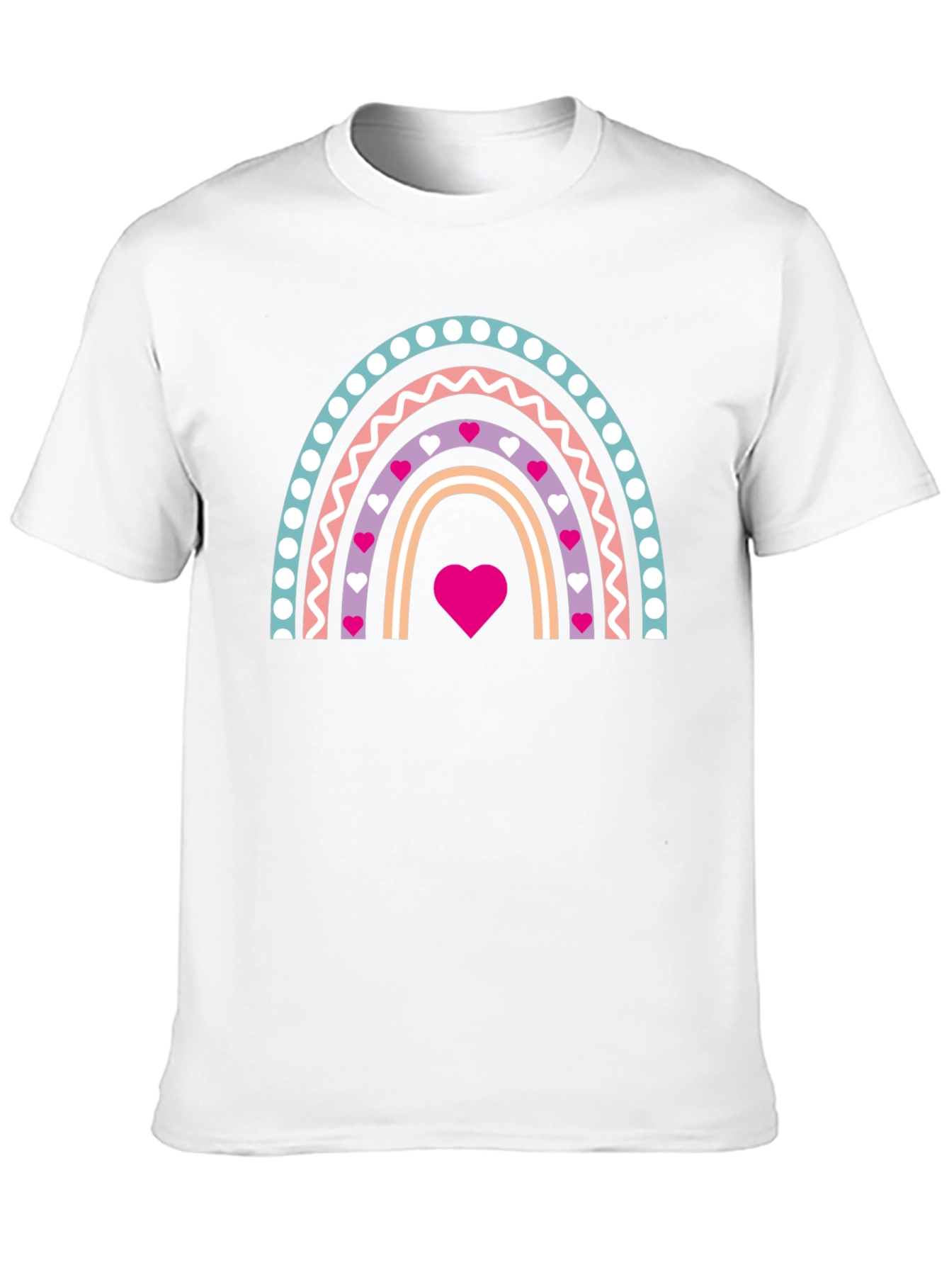Heart Rainbow Graphic Tee - Love & Pride
