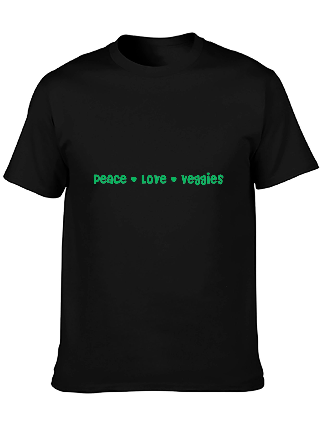 Peace Love Veggies Graphic T-Shirt
