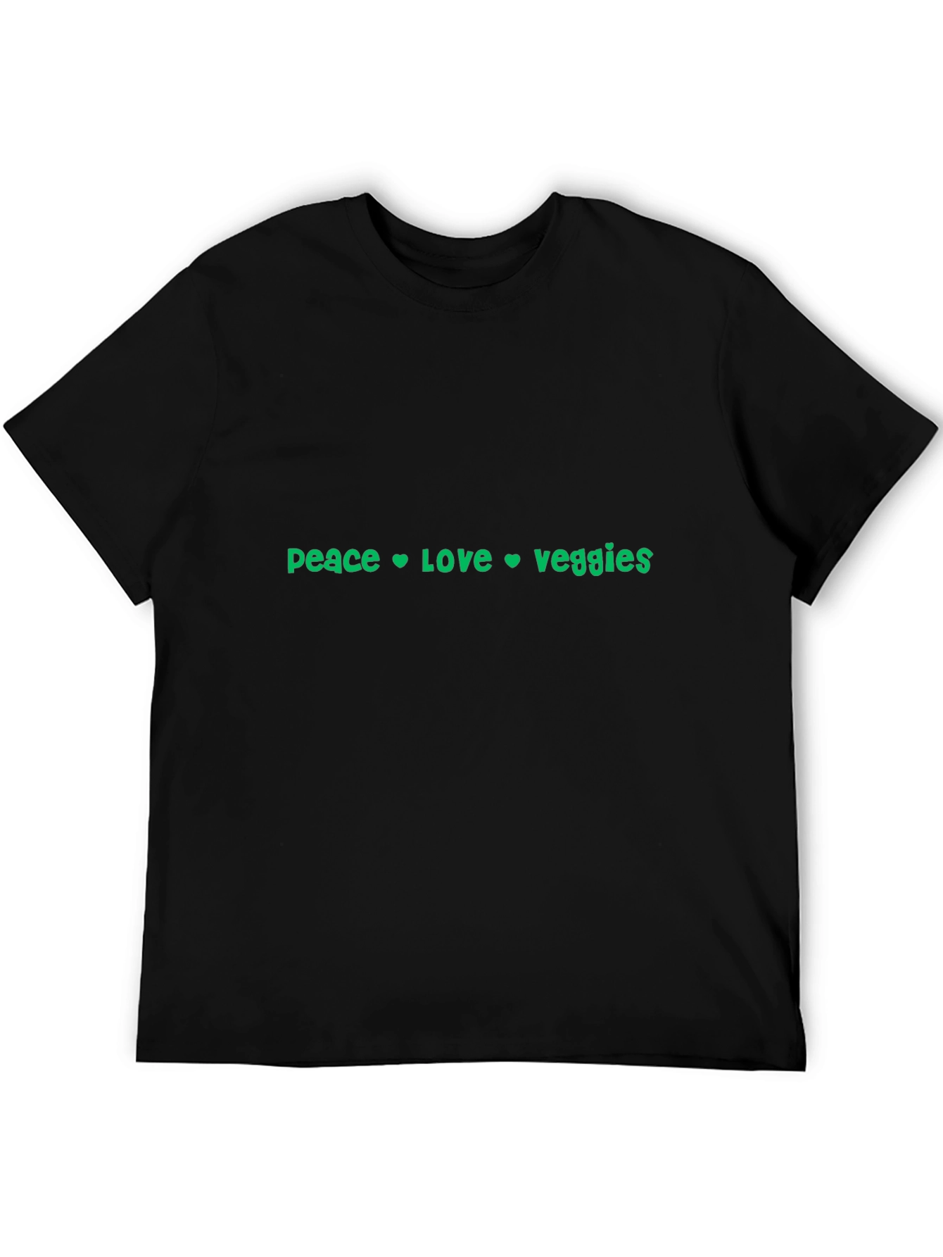 Peace Love Veggies Graphic T-Shirt