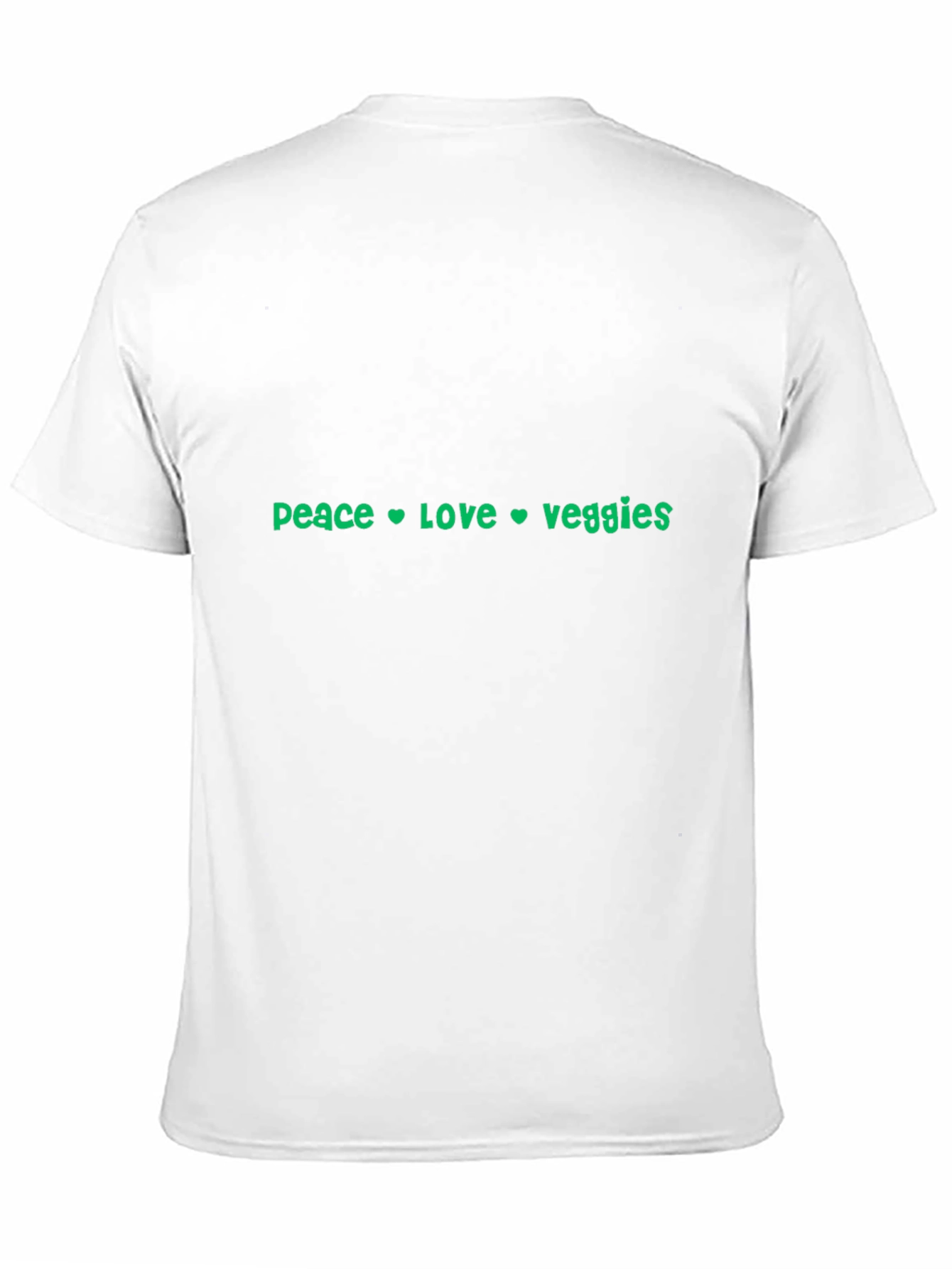 Peace Love Veggies Graphic T-Shirt
