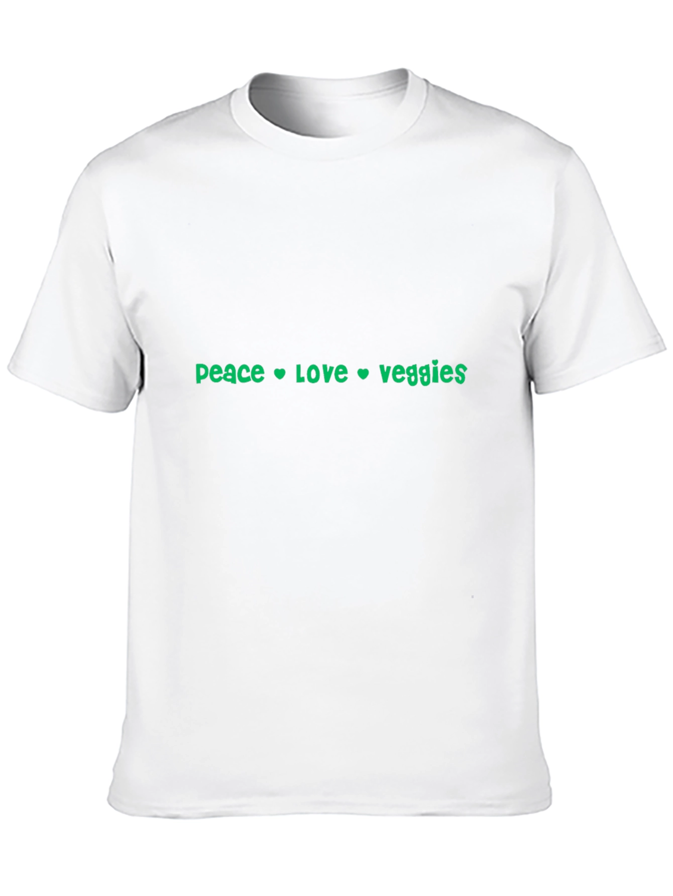 Peace Love Veggies Graphic T-Shirt