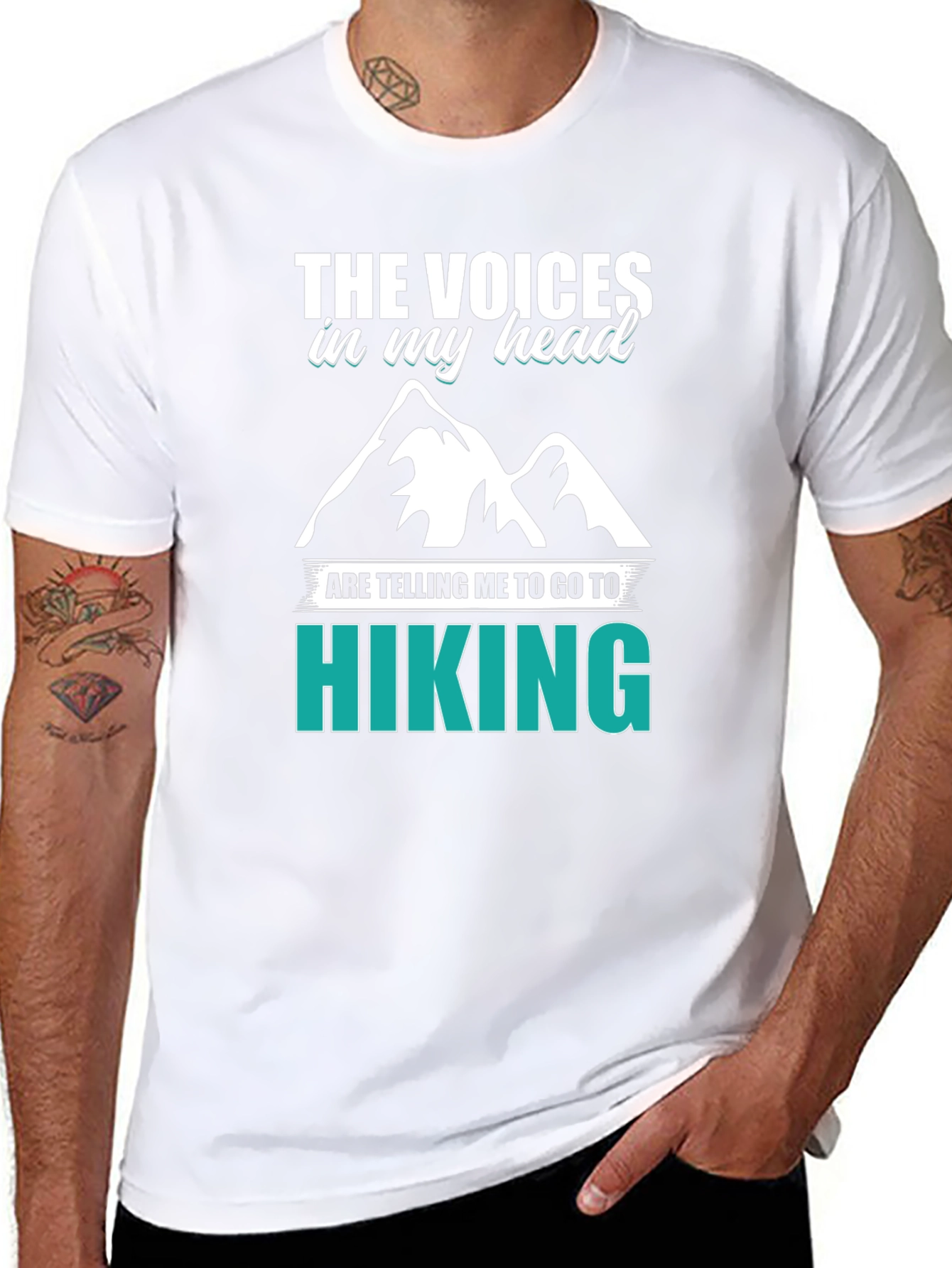Hiking T-Shirt - The Voices in My Head