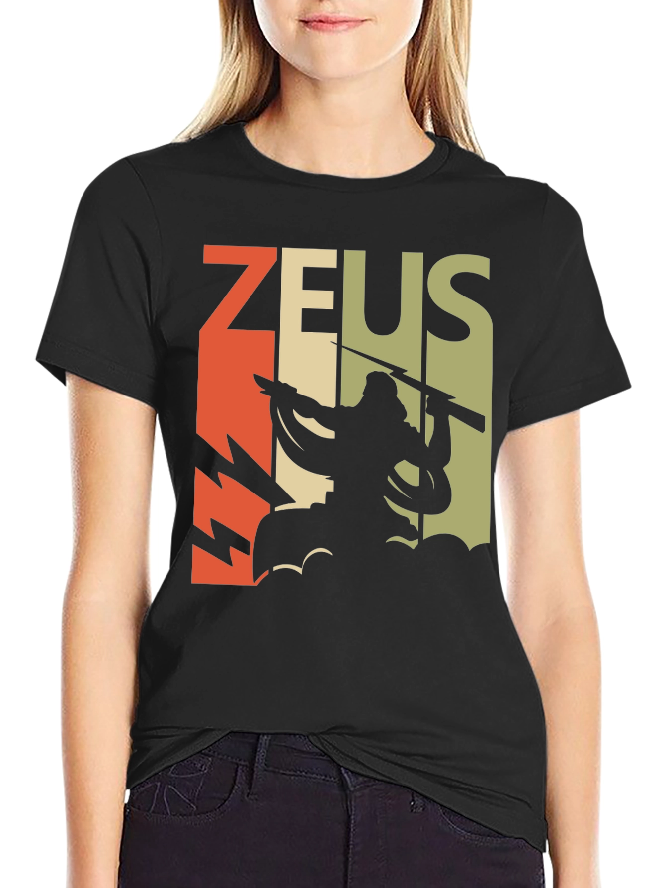 Zeus Graphic T-Shirt - God of Thunder Design