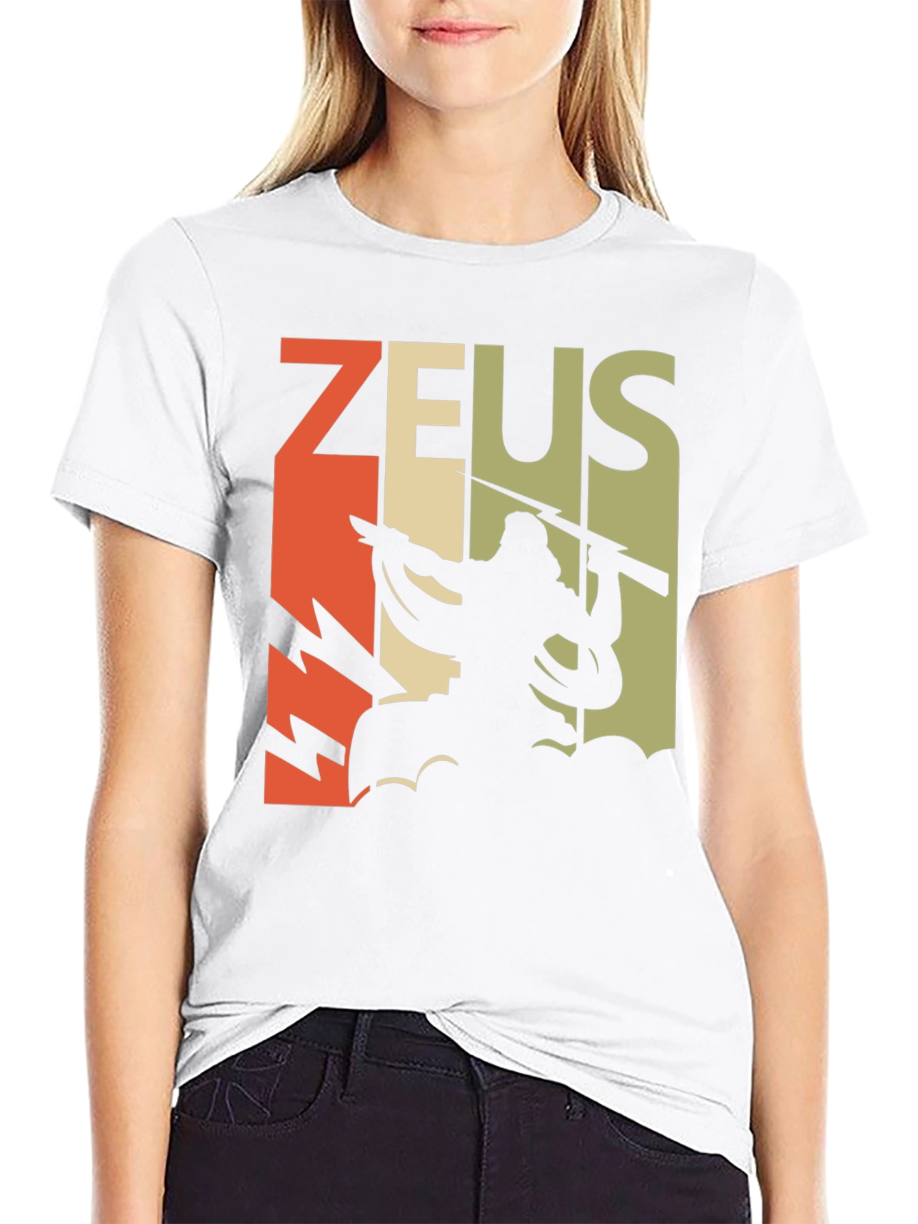 Zeus Graphic T-Shirt - God of Thunder Design