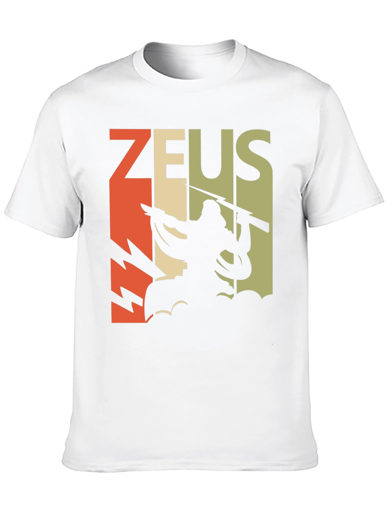 Zeus Graphic T-Shirt - God of Thunder Design