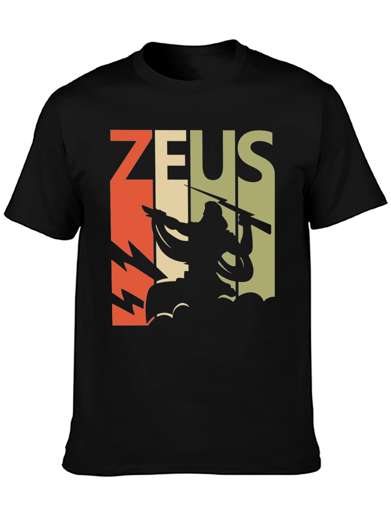 Zeus Graphic T-Shirt - God of Thunder Design