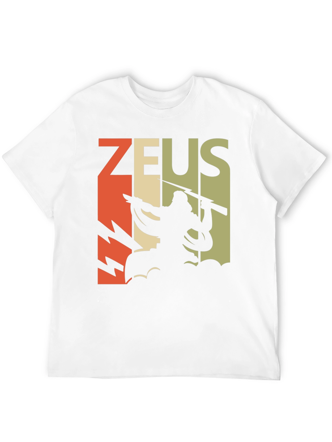 Zeus Graphic T-Shirt - God of Thunder Design