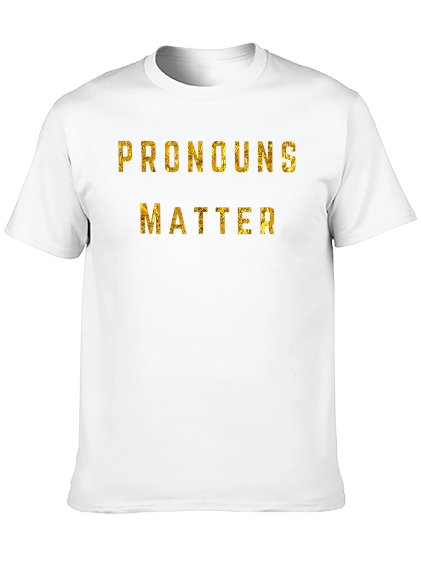 Pronouns Matter Graphic Tee - Black