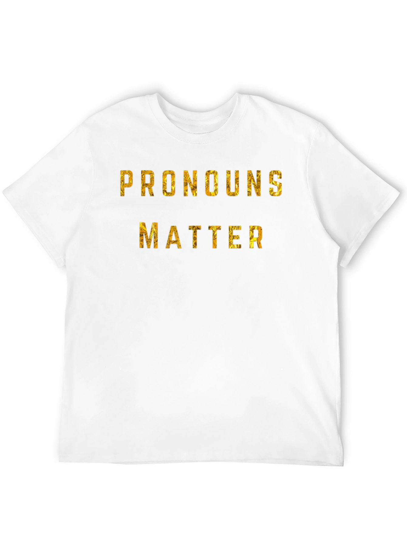 Pronouns Matter Graphic Tee - Black